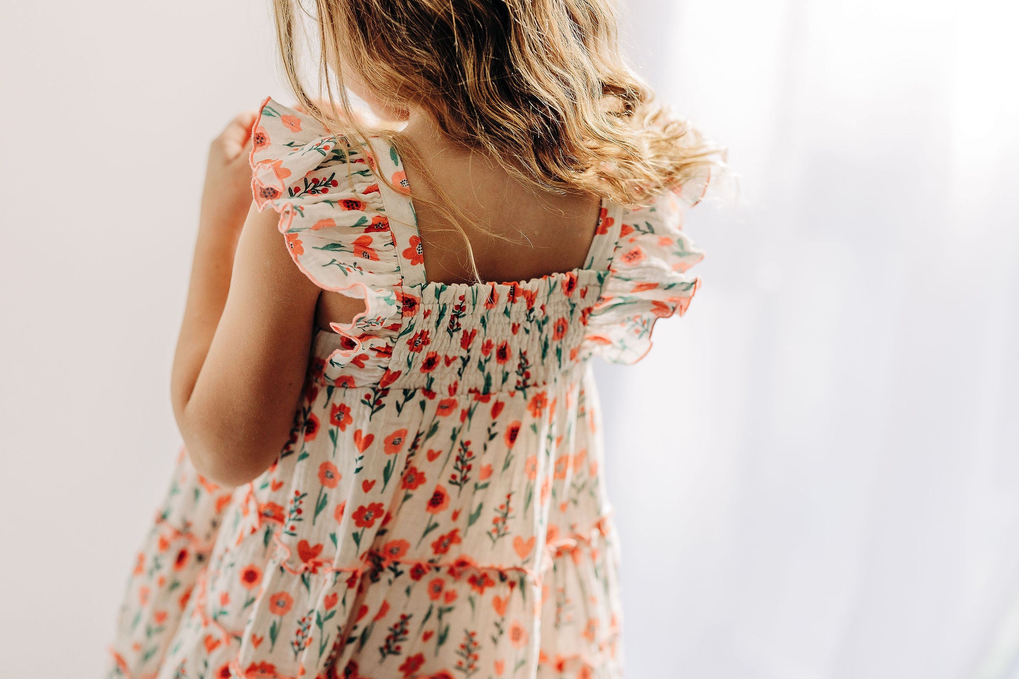 Brielle Shimmer Dress - Blooming Love