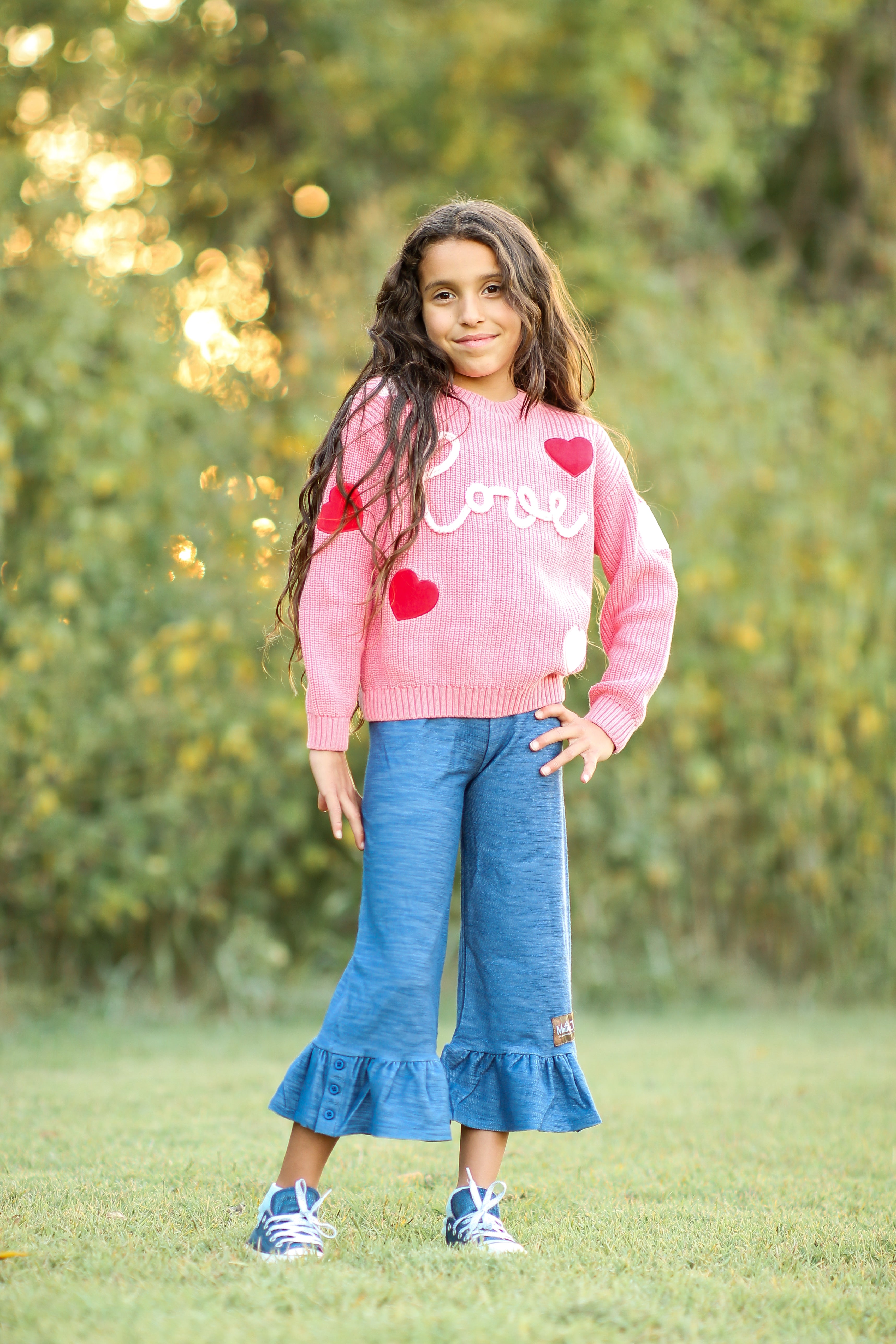 Embroidered Sweater - Knit With Love