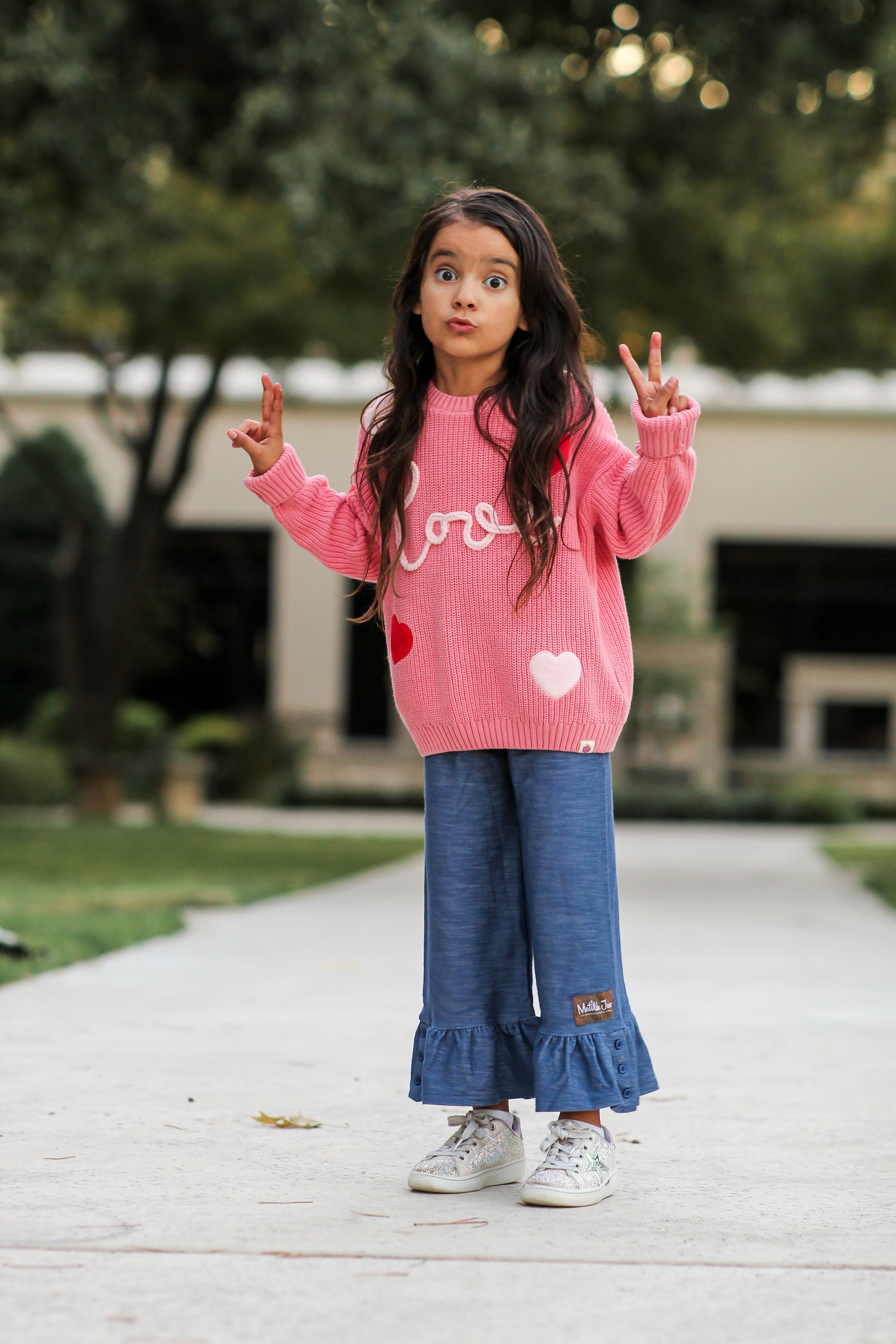 Embroidered Sweater - Knit With Love