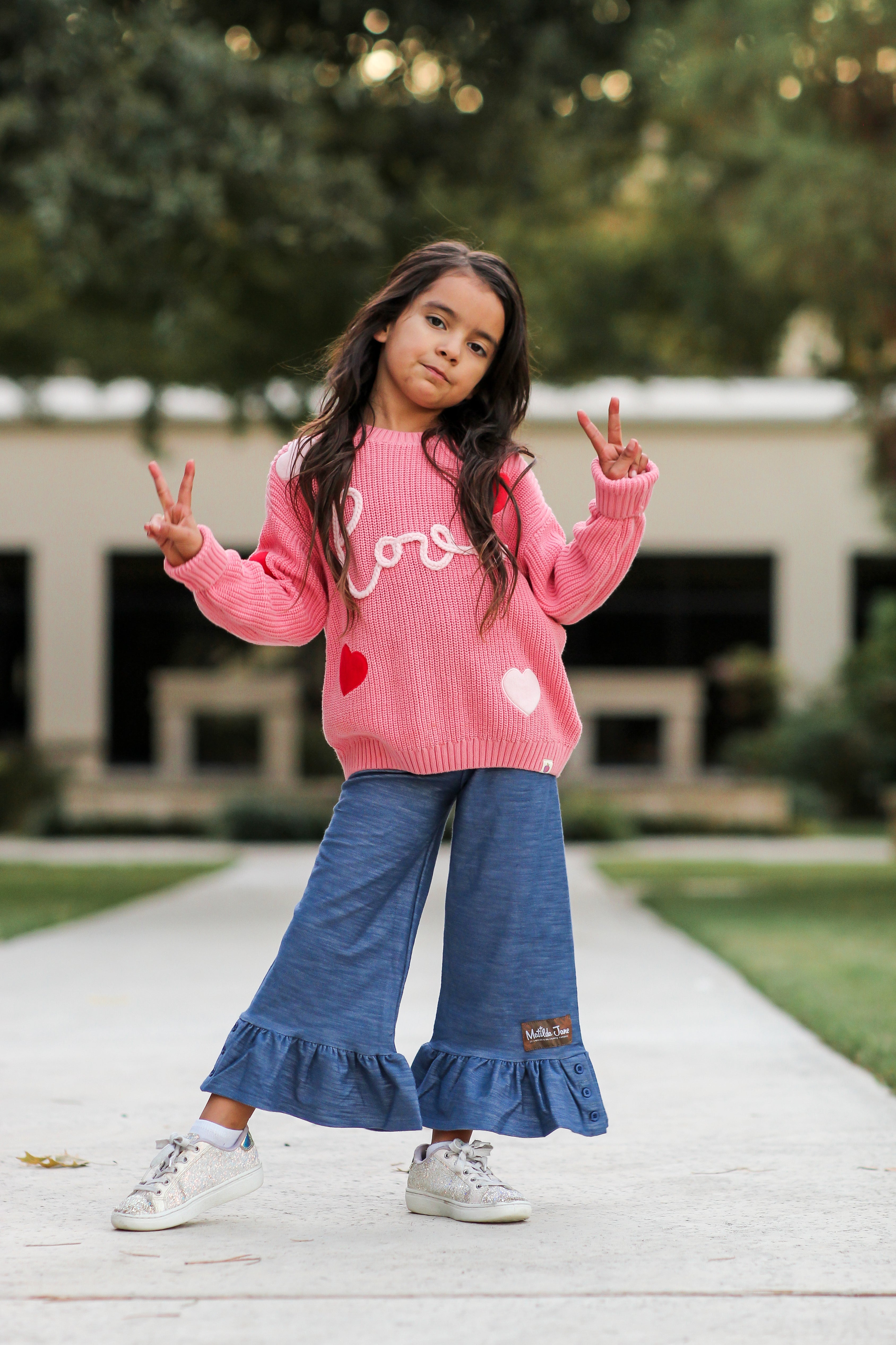 Embroidered Sweater - Knit With Love