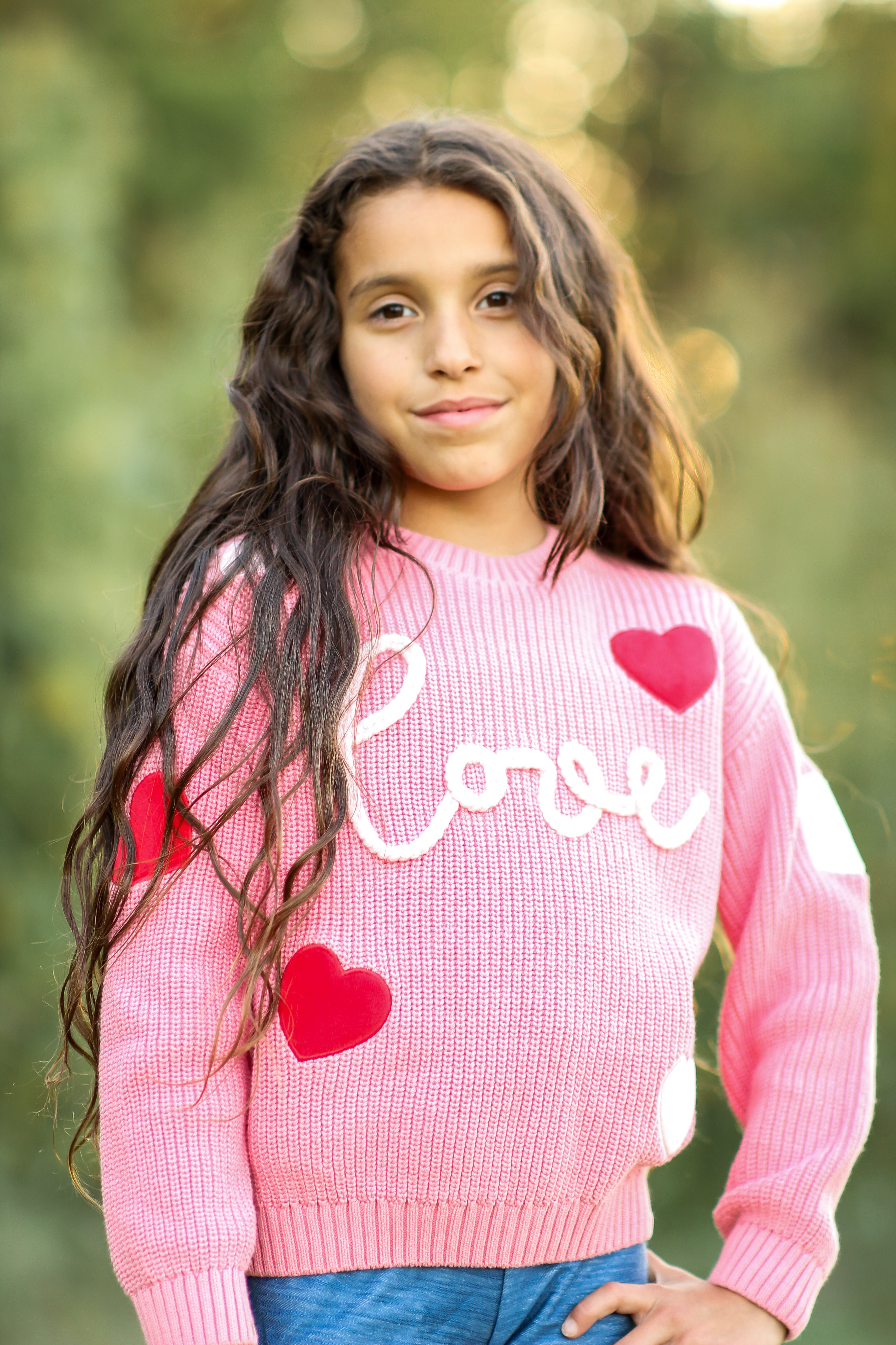 Embroidered Sweater - Knit With Love