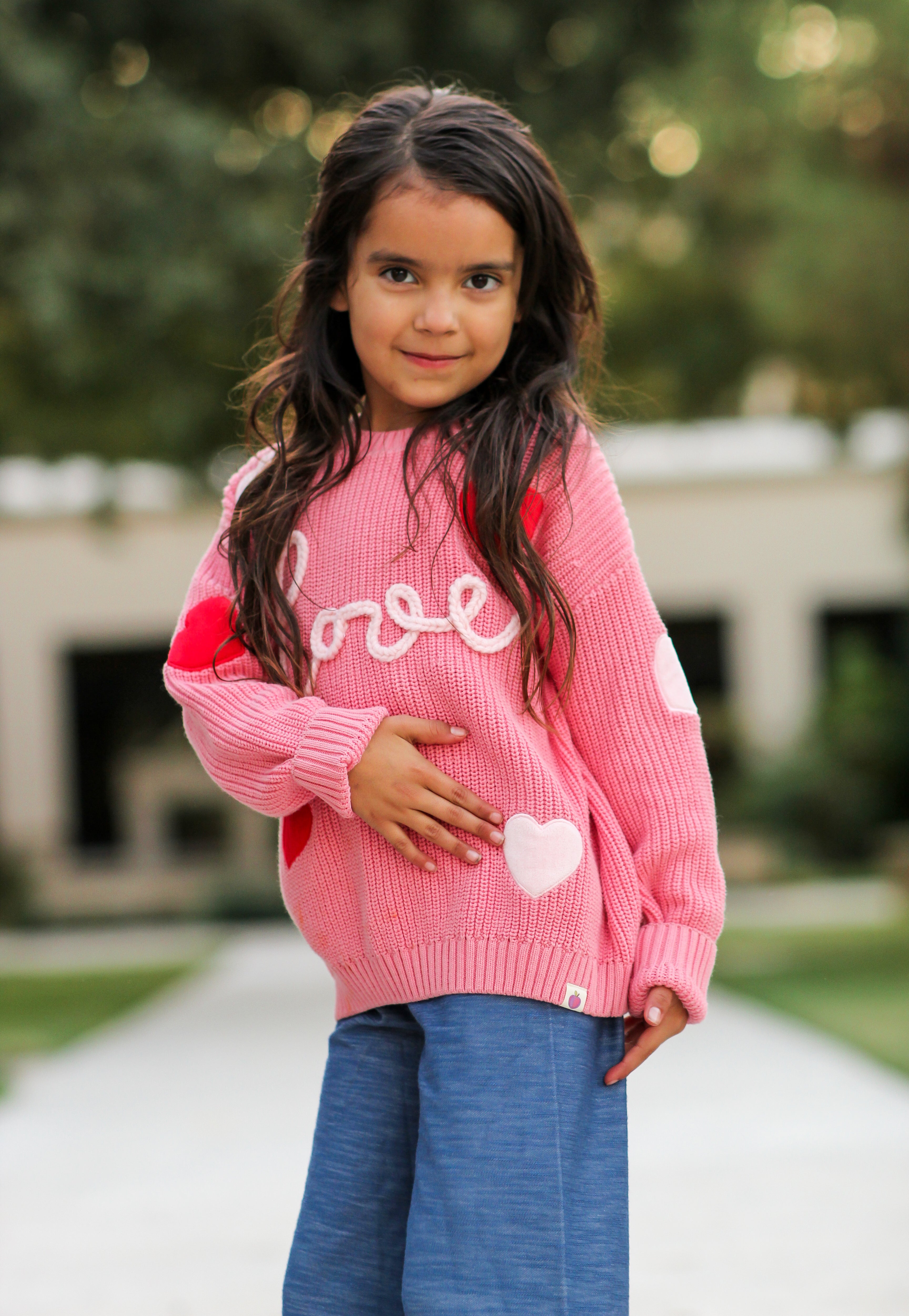 Embroidered Sweater - Knit With Love