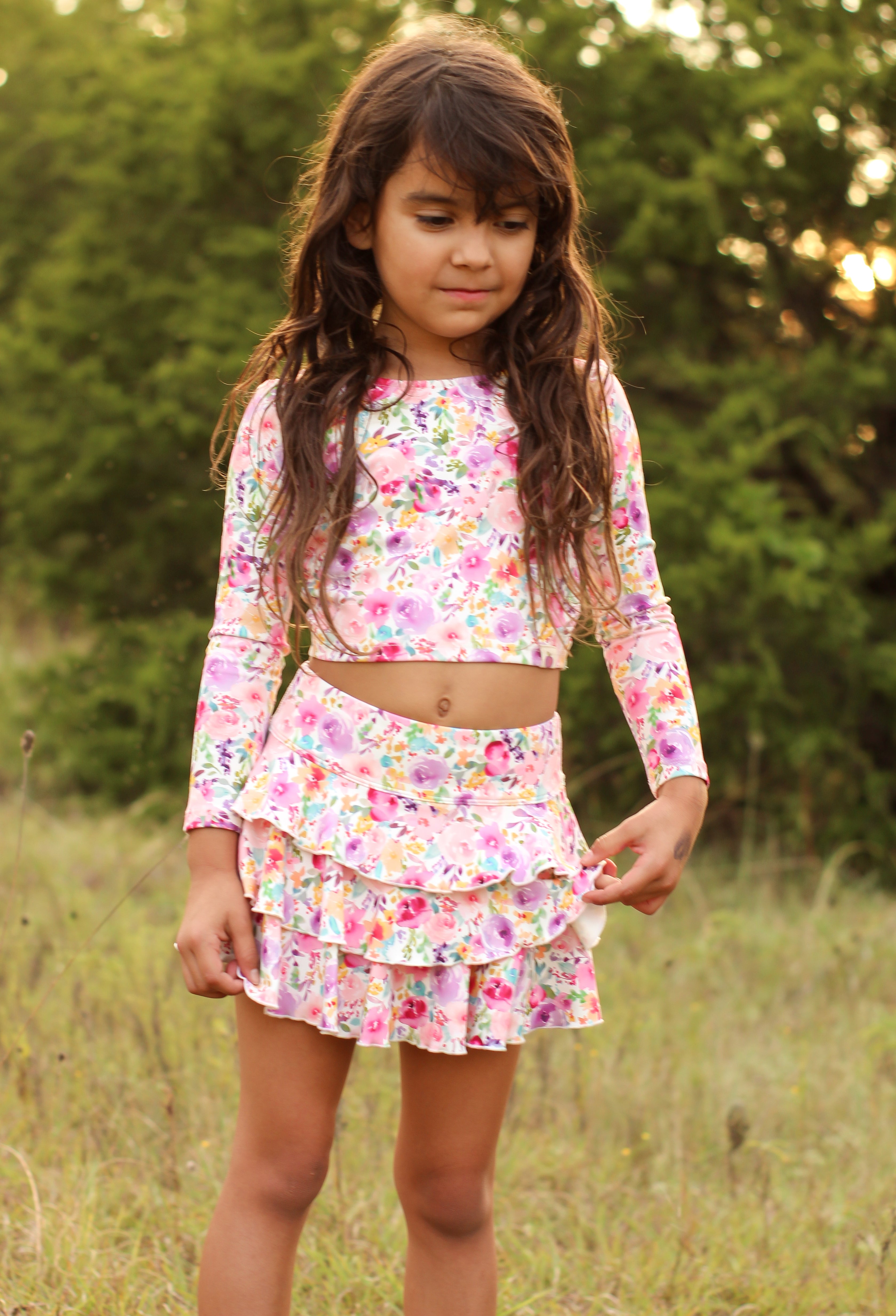 Active Tank - Bloom Burst (RUNS SMALL)