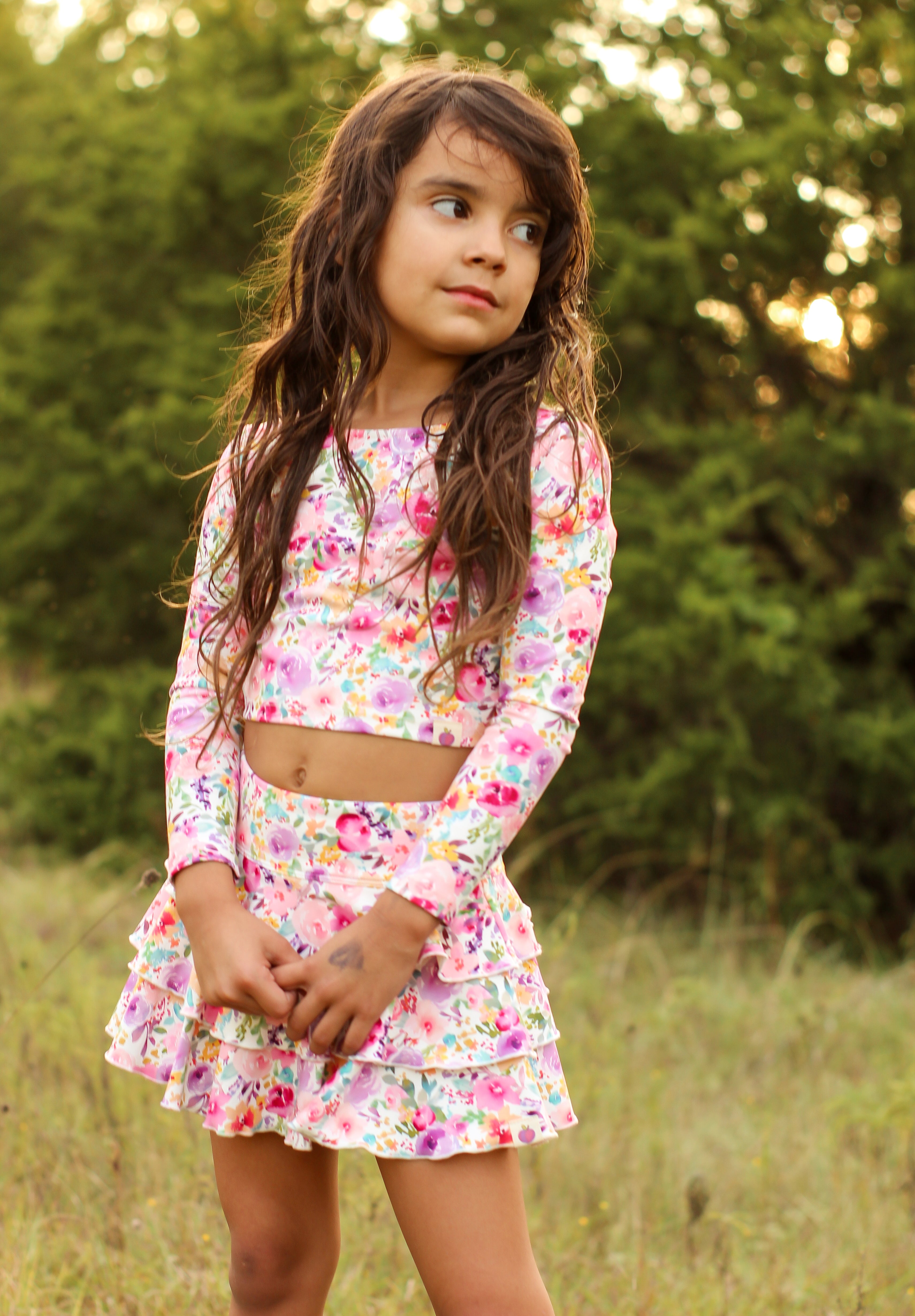 Active Tank - Bloom Burst (RUNS SMALL)