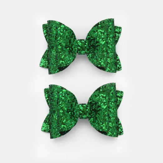 Hair Clip Set - Mistletoe Magic