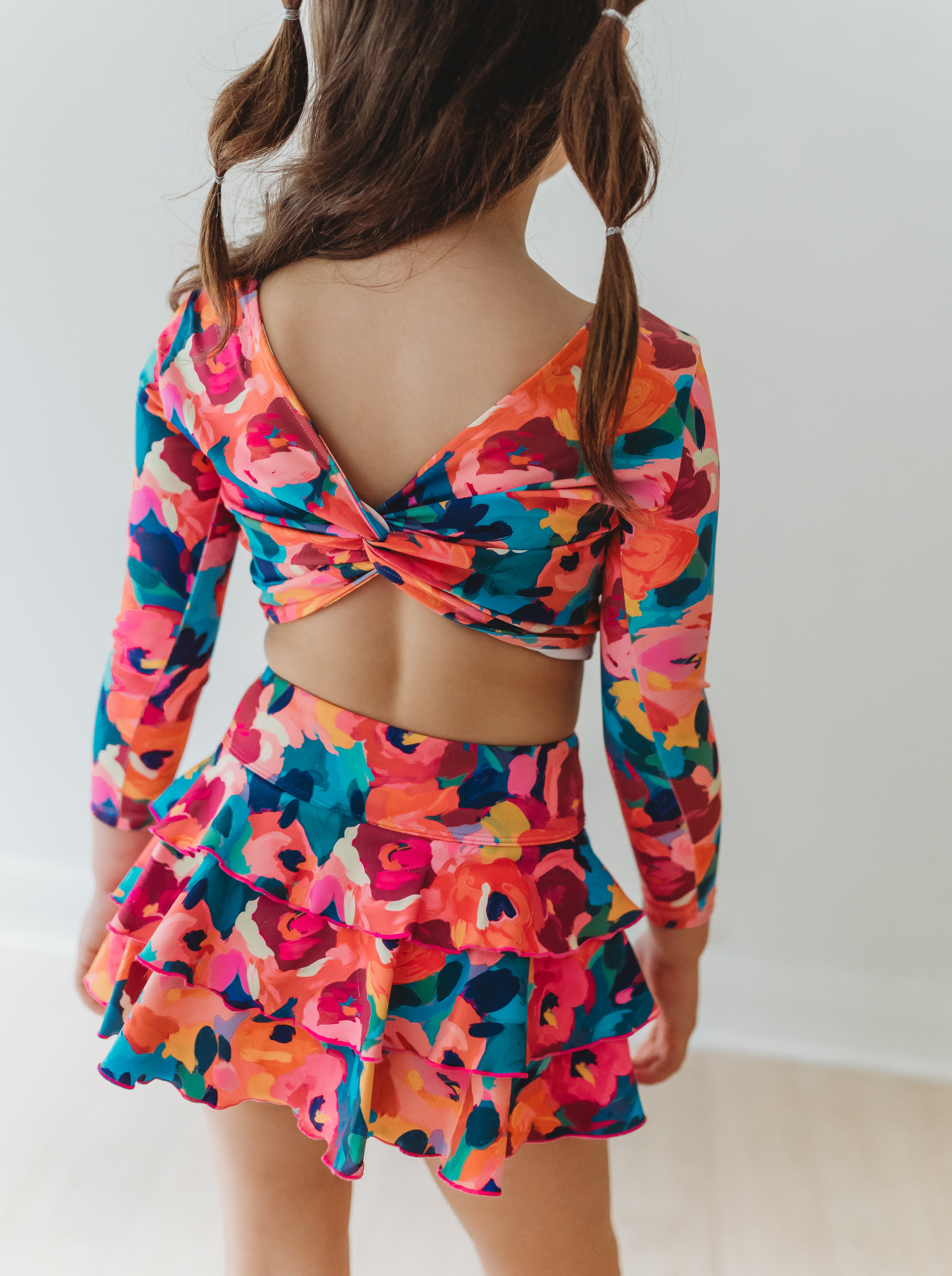 Active Skirt - Garden Strokes (RUNS SMALL)