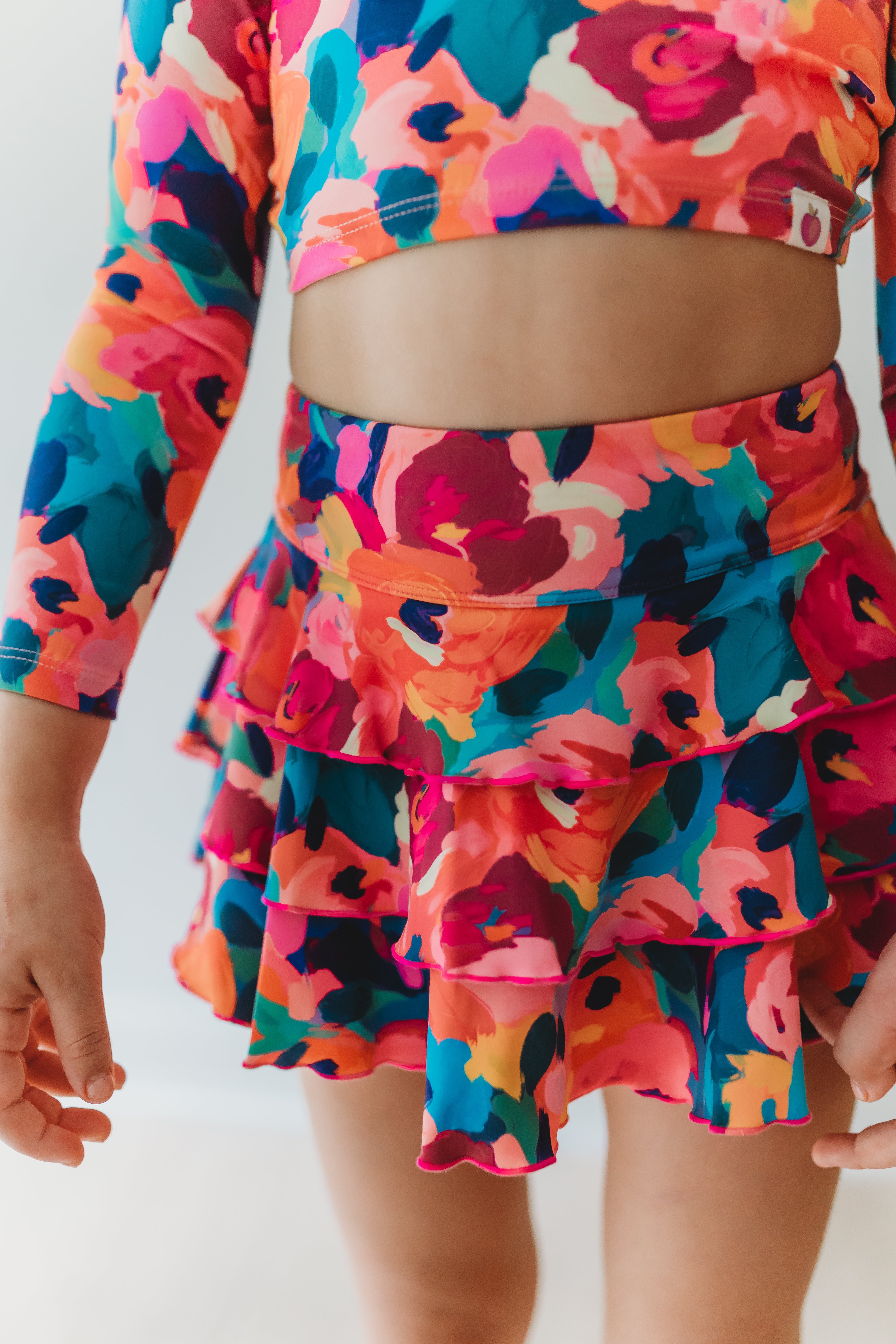 Active Skirt - Garden Strokes (RUNS SMALL)