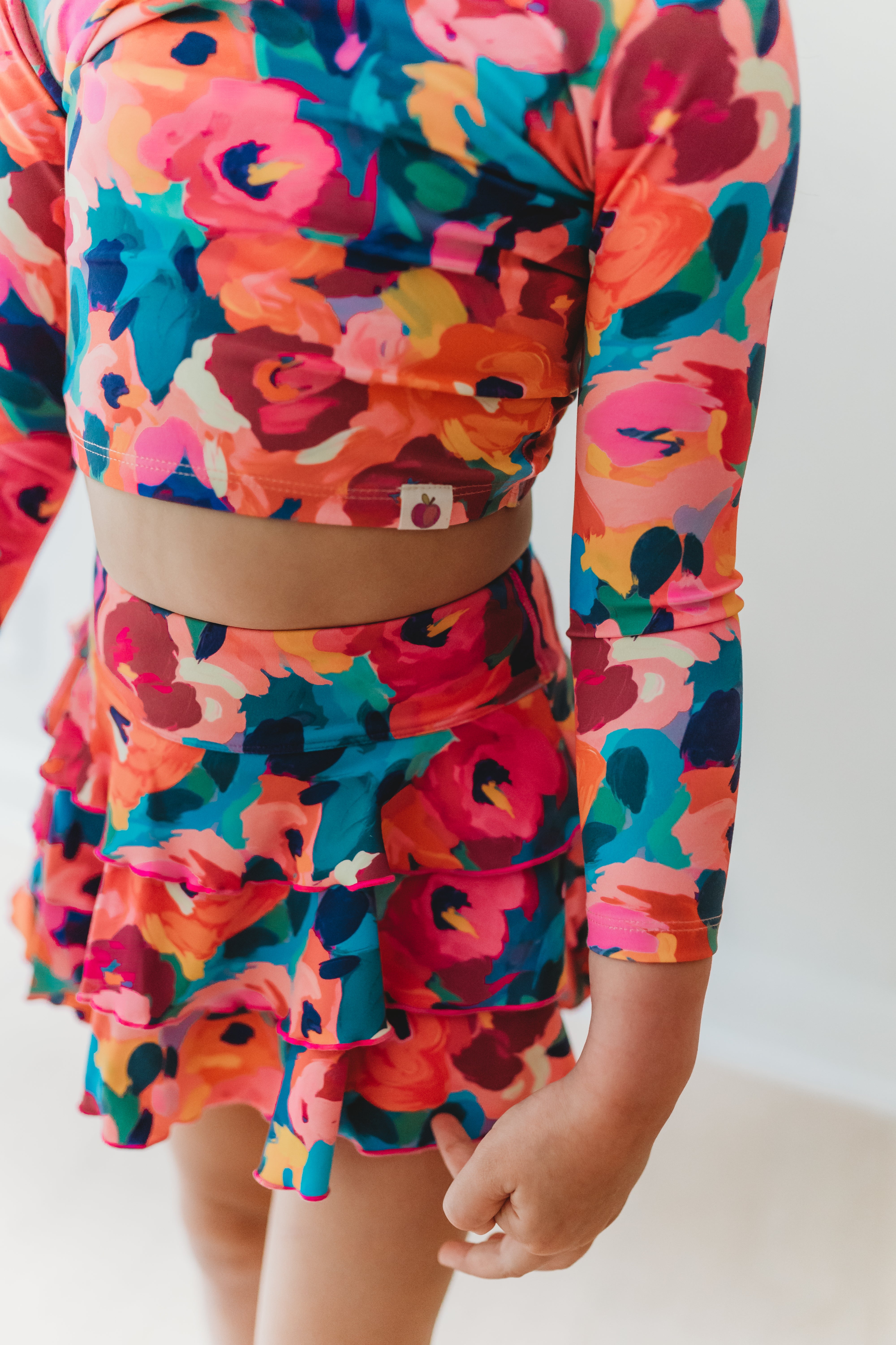 Active Skirt - Garden Strokes (RUNS SMALL)