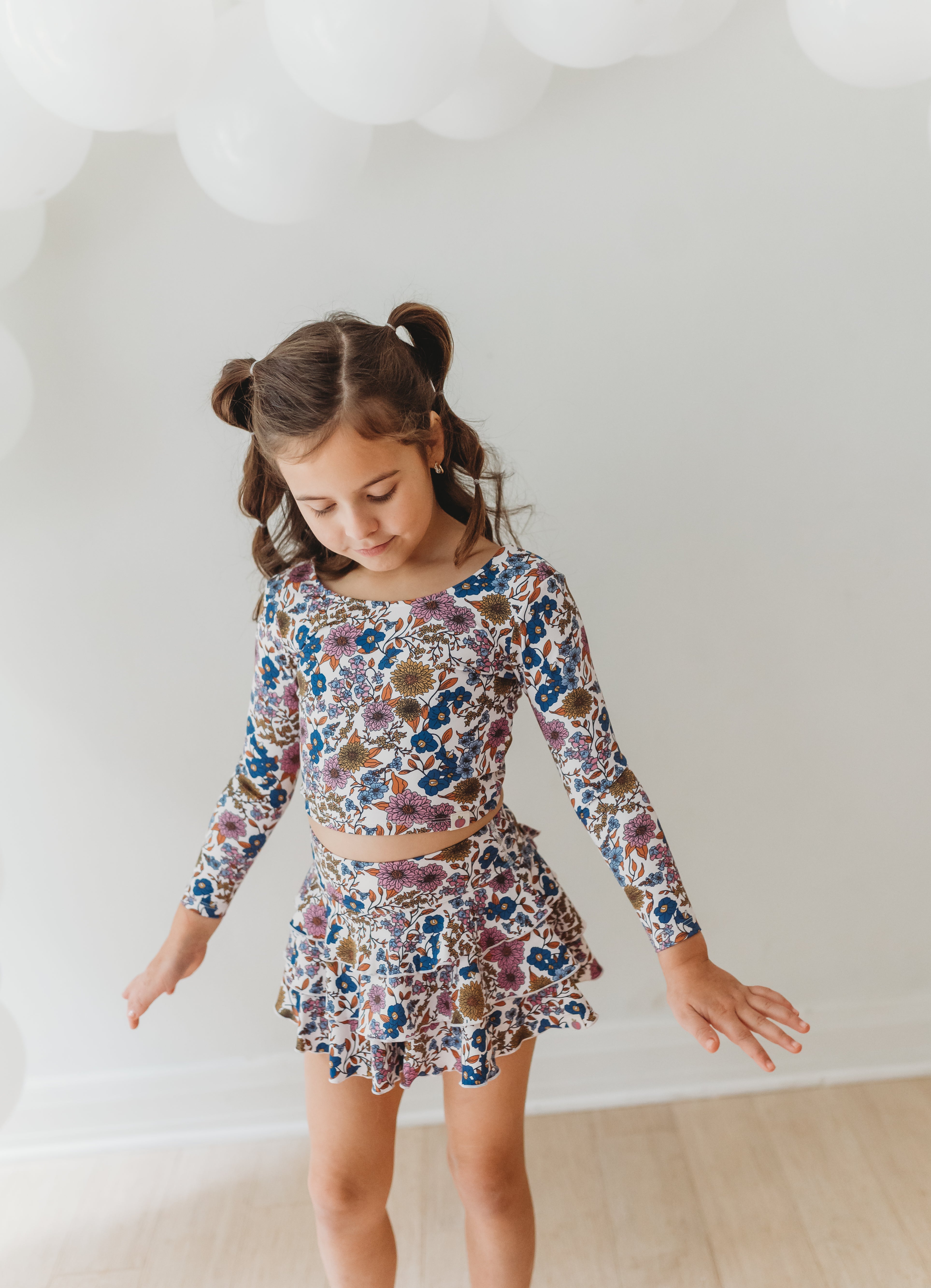 Active Skirt - Violet Fields (RUNS SMALL)