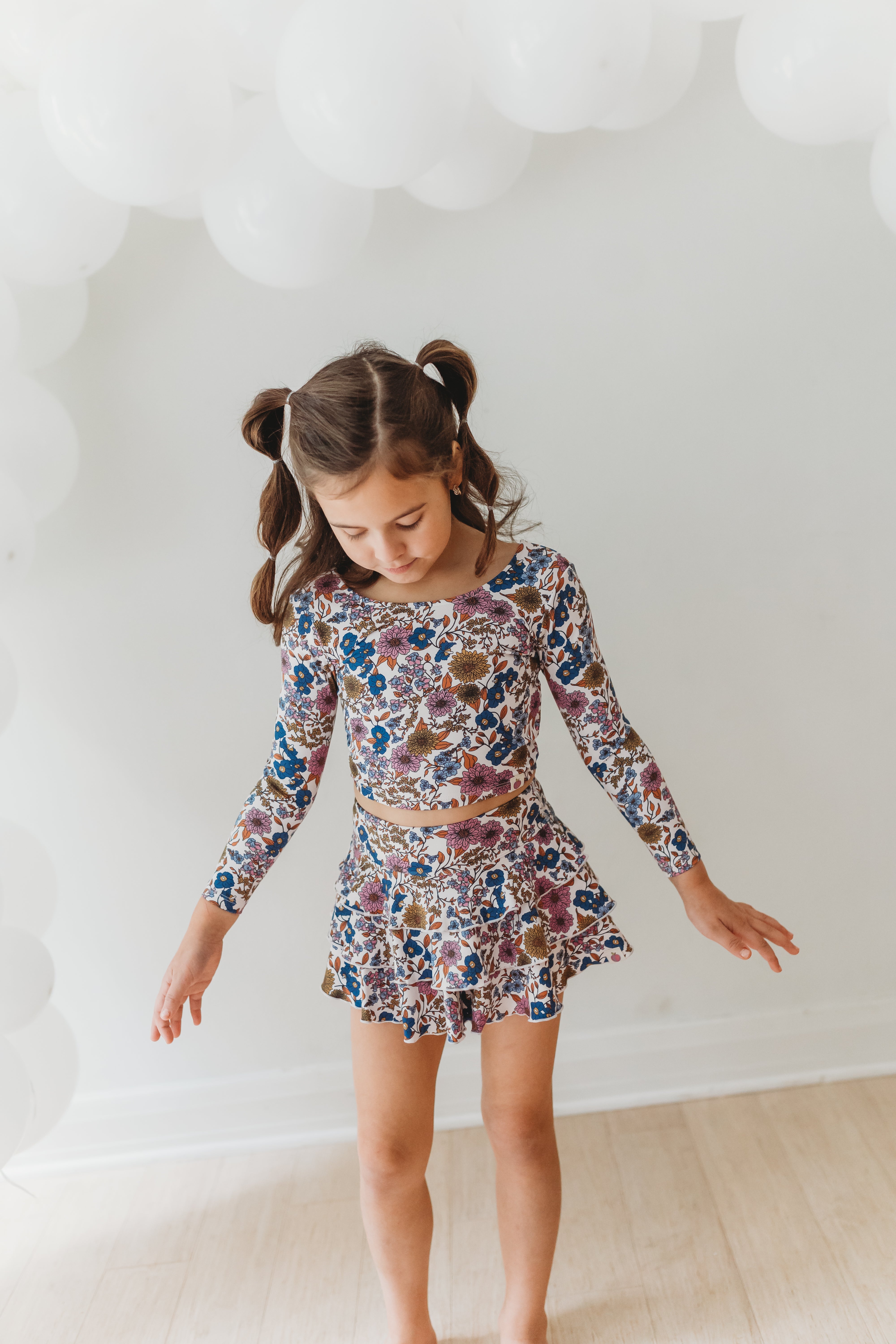 Active Skirt - Violet Fields (RUNS SMALL)