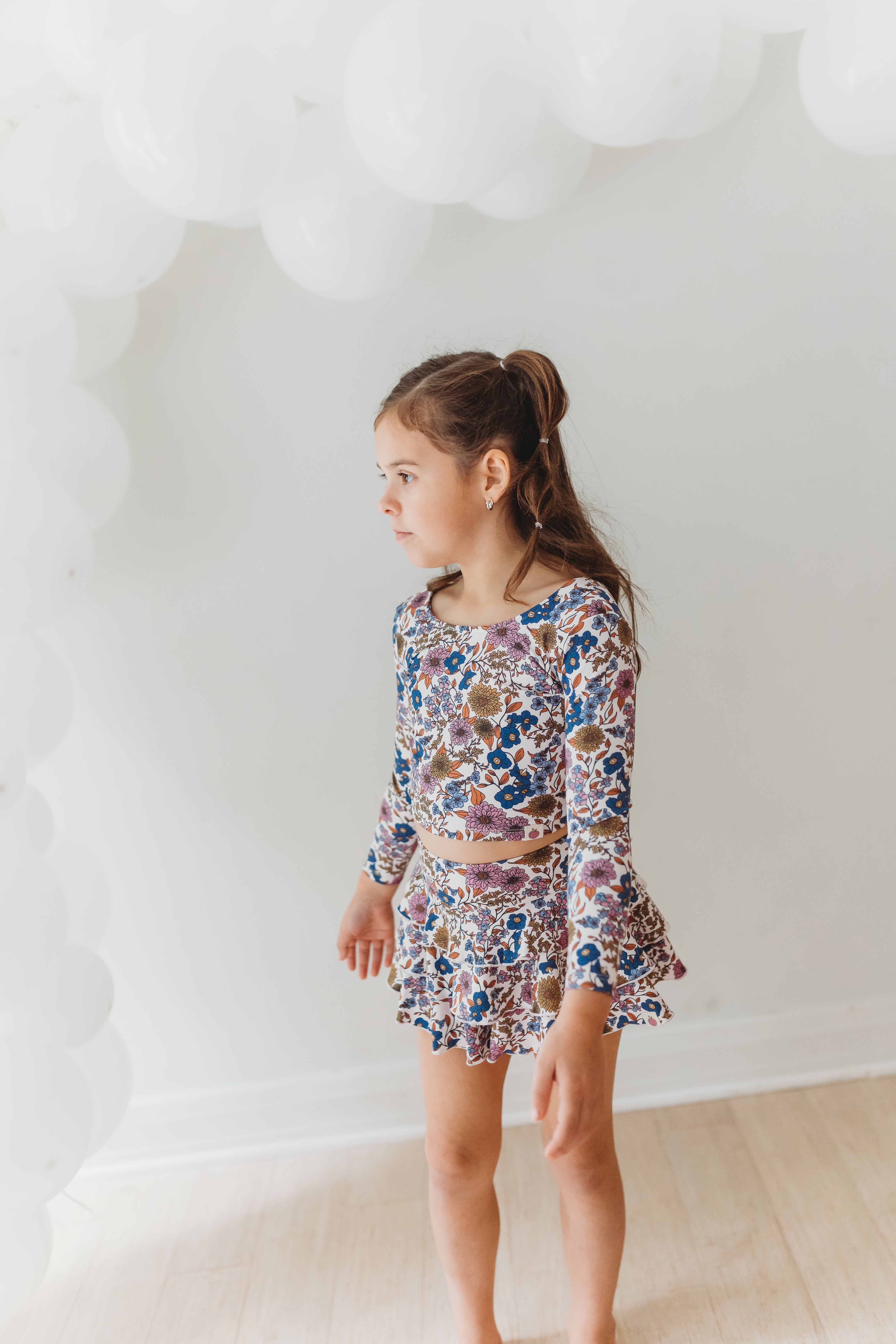 Active Skirt - Violet Fields (RUNS SMALL)