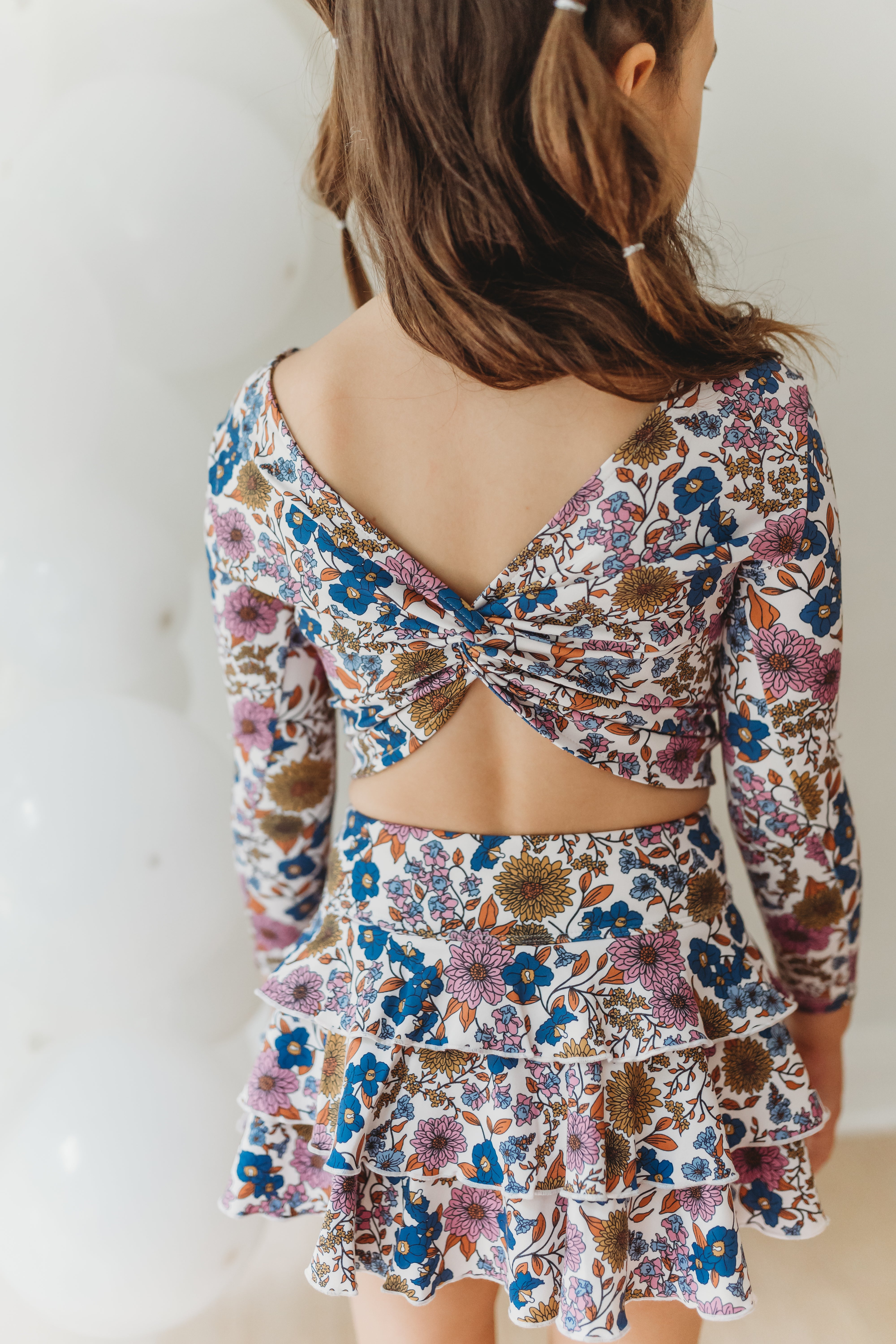 Active Skirt - Violet Fields (RUNS SMALL)