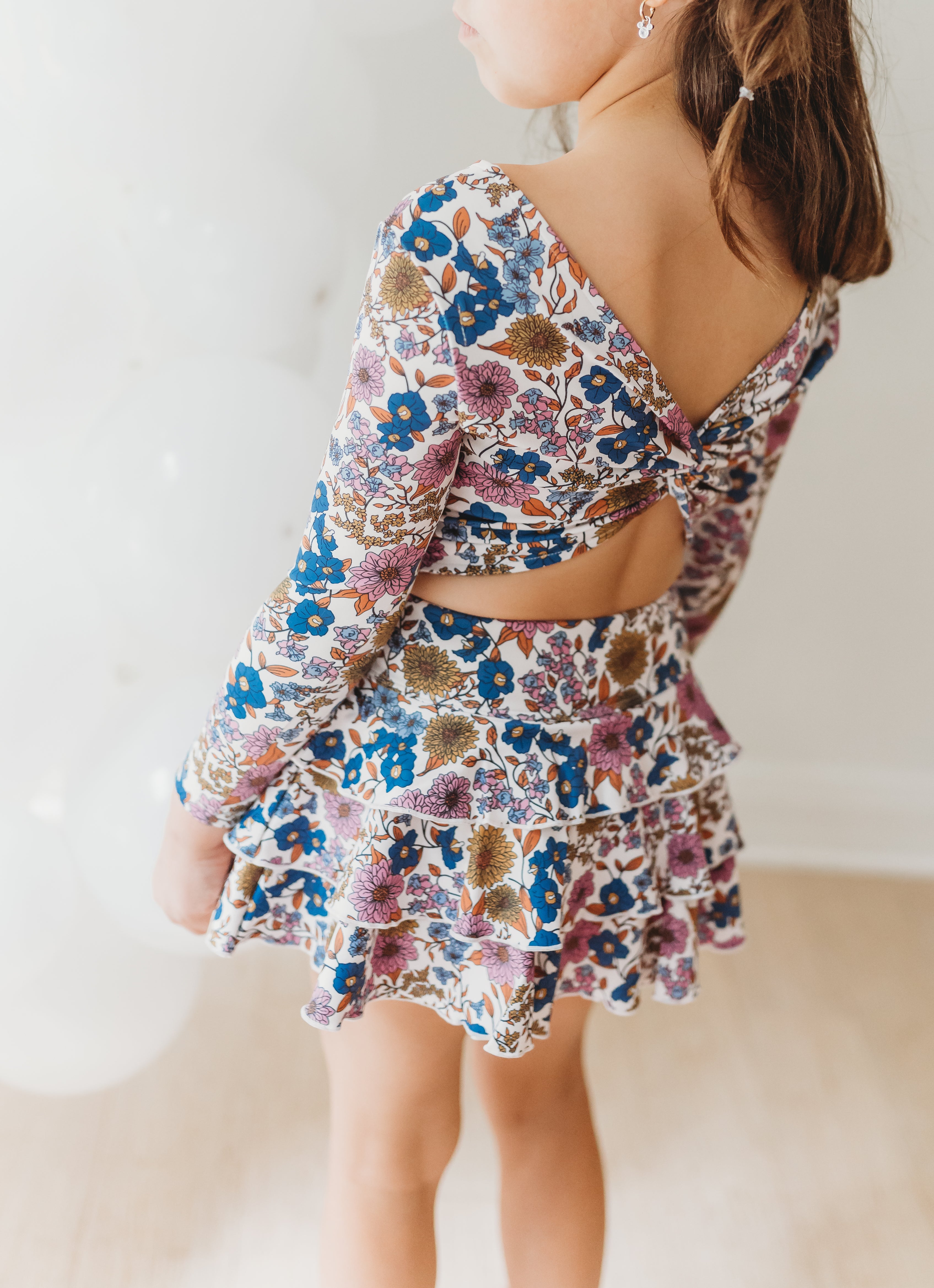 Active Skirt - Violet Fields (RUNS SMALL)