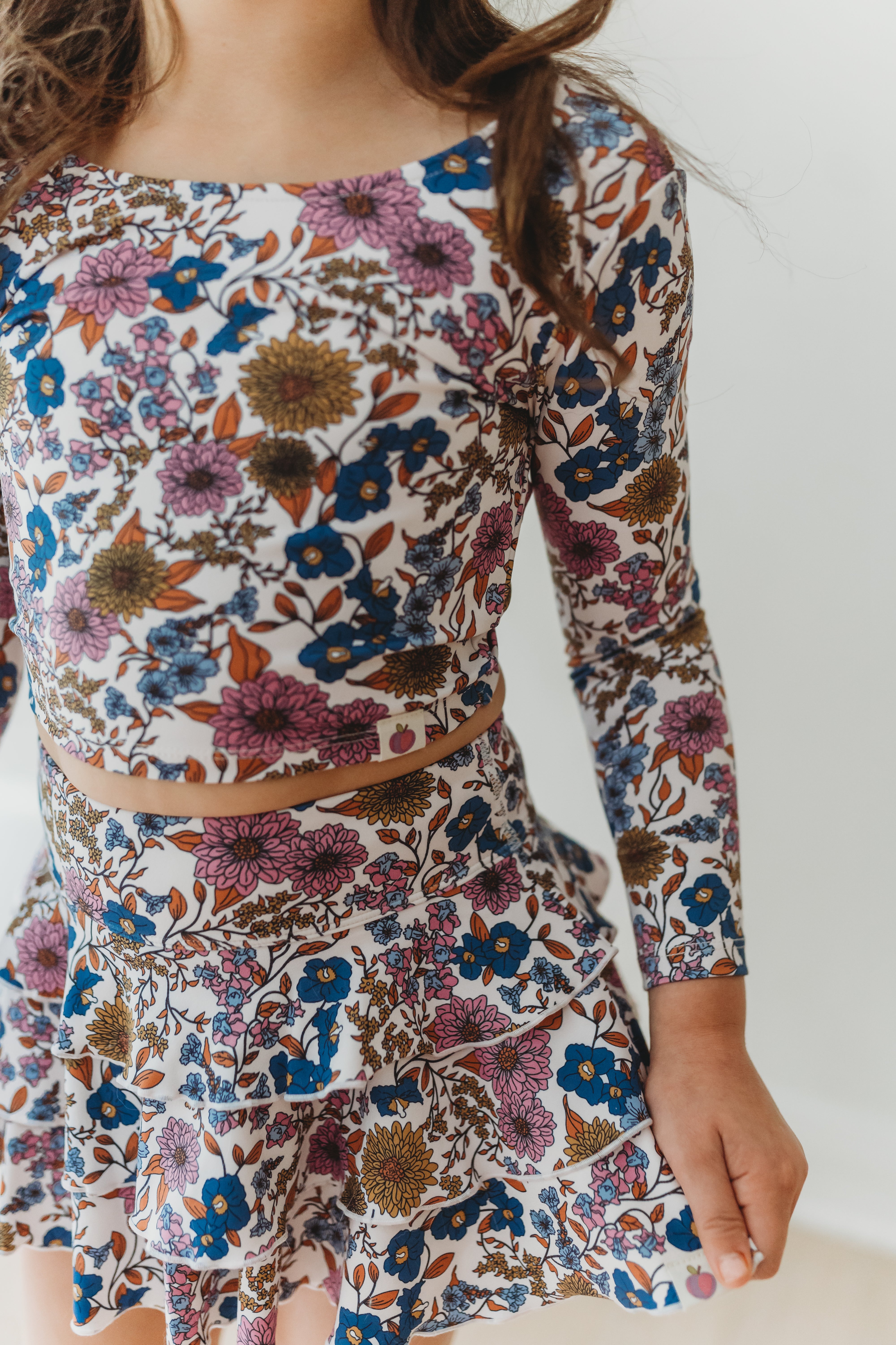 Active Skirt - Violet Fields (RUNS SMALL)