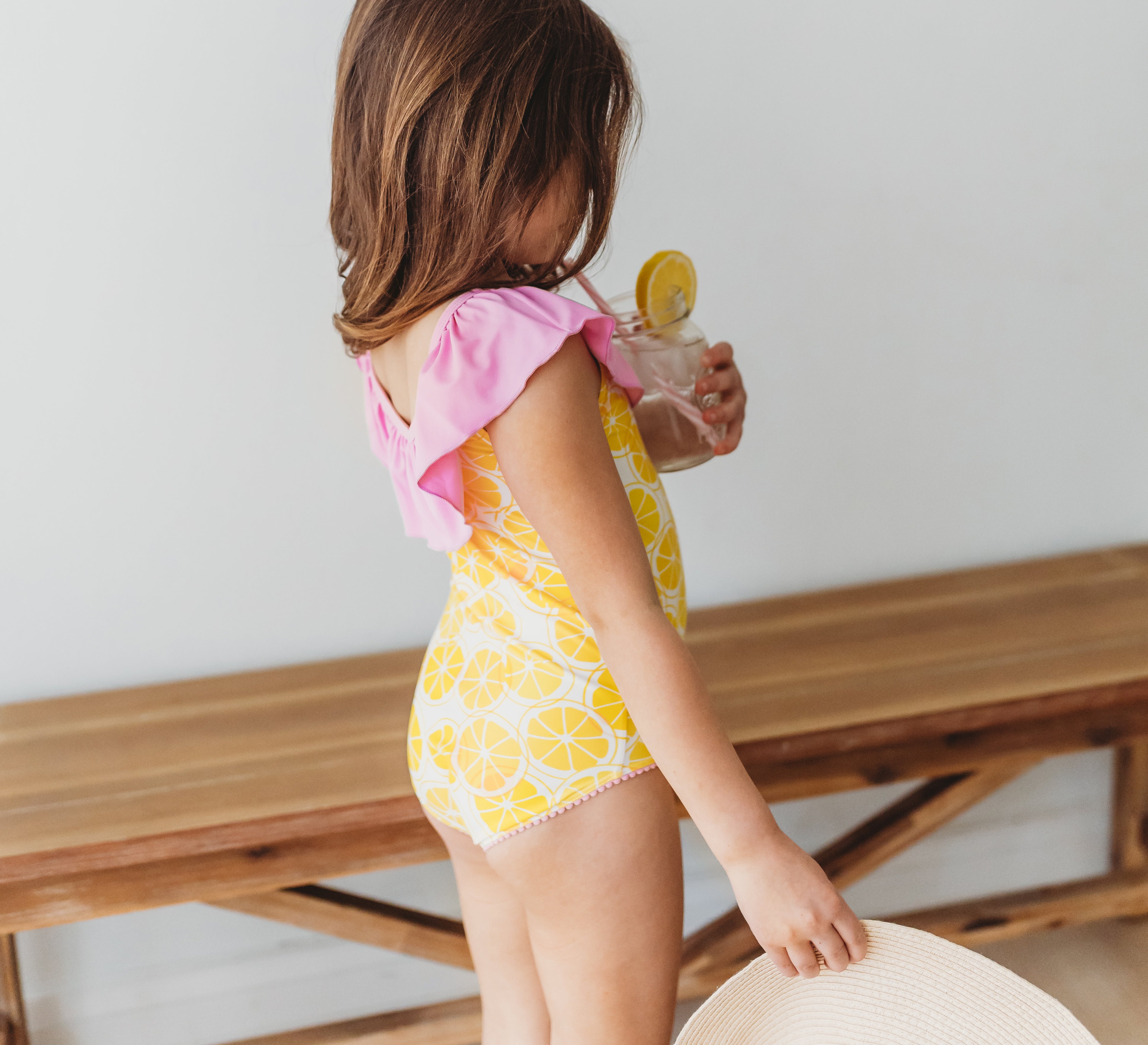 Matilda Jane One Piece Swimsuit | Pink Lemonade