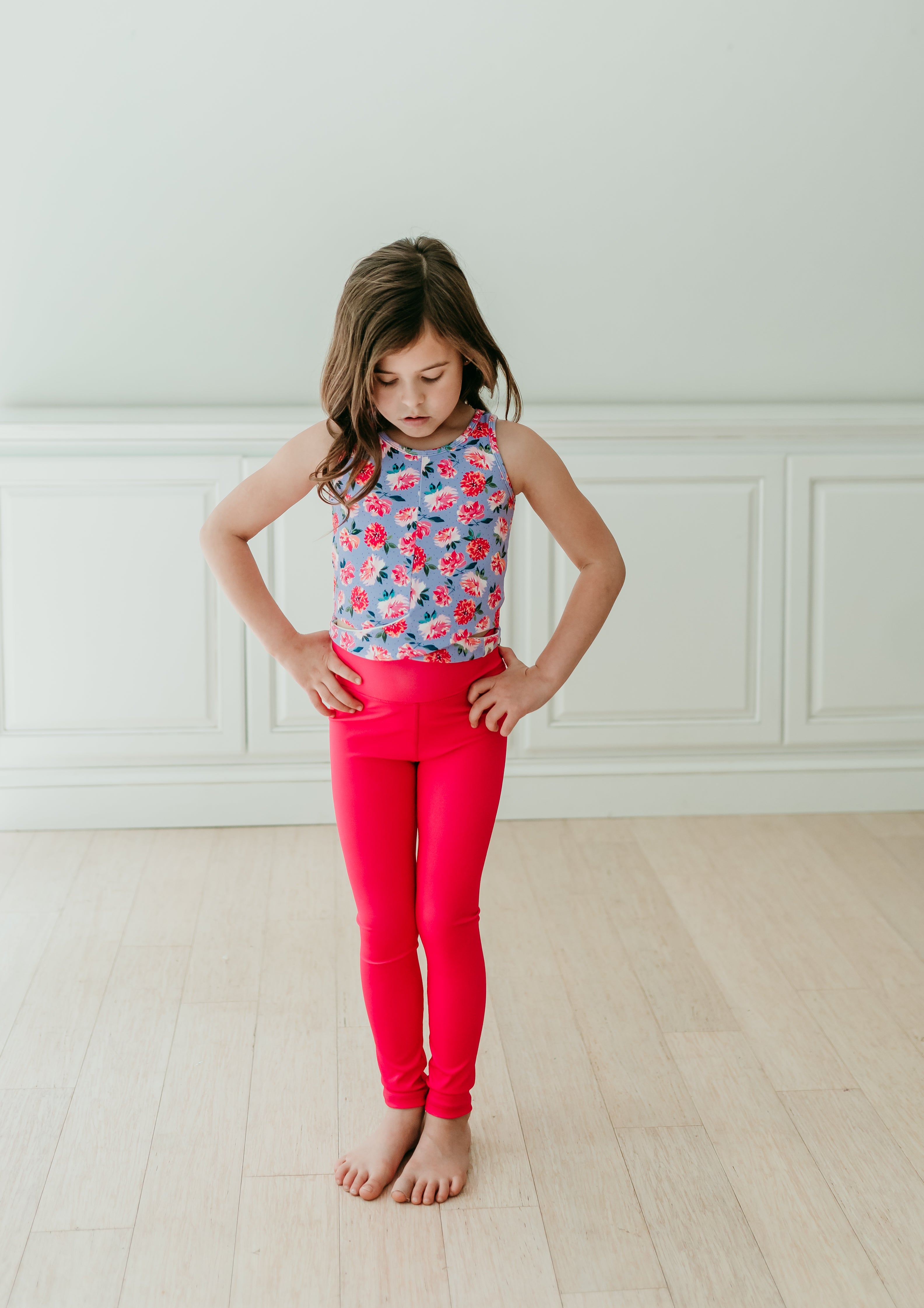 Active Leggings - Orchid Oasis (Runs Small)