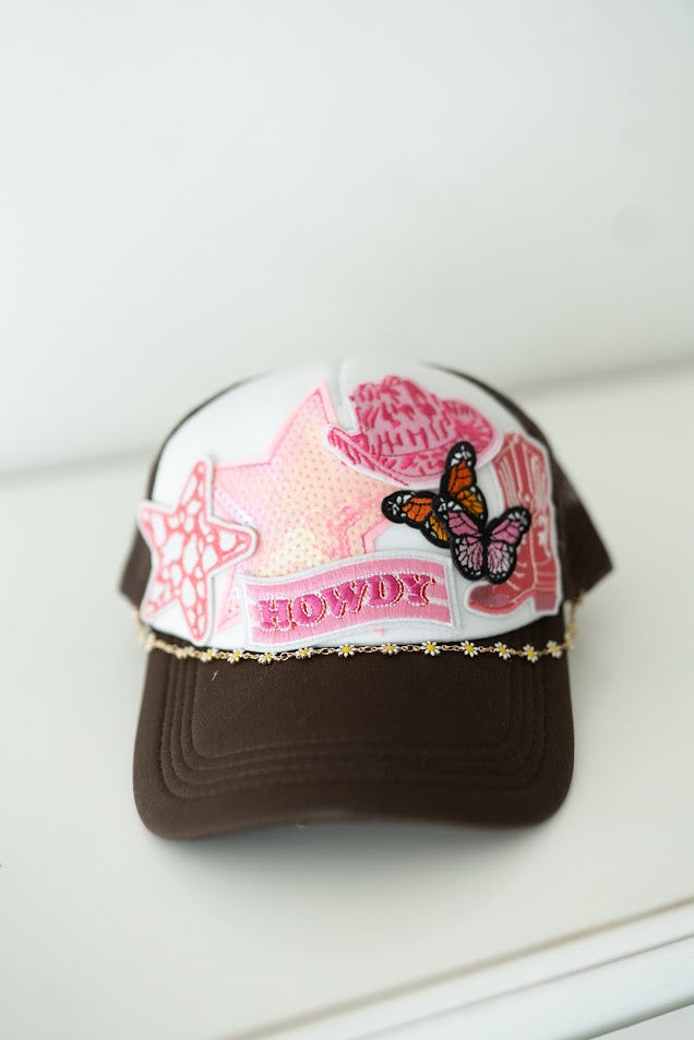 Multi Patch Hat - Howdy Honey