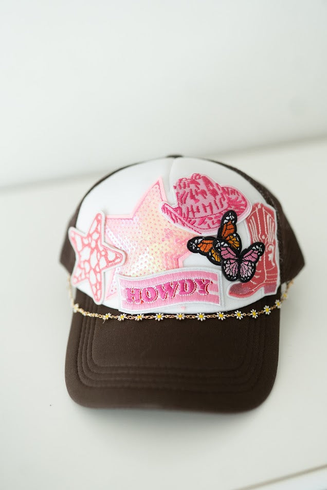Multi Patch Hat - Howdy Honey