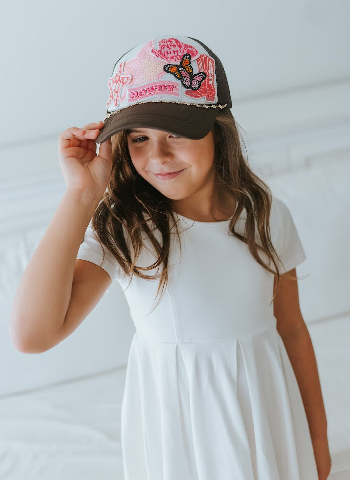 Multi Patch Hat - Howdy Honey