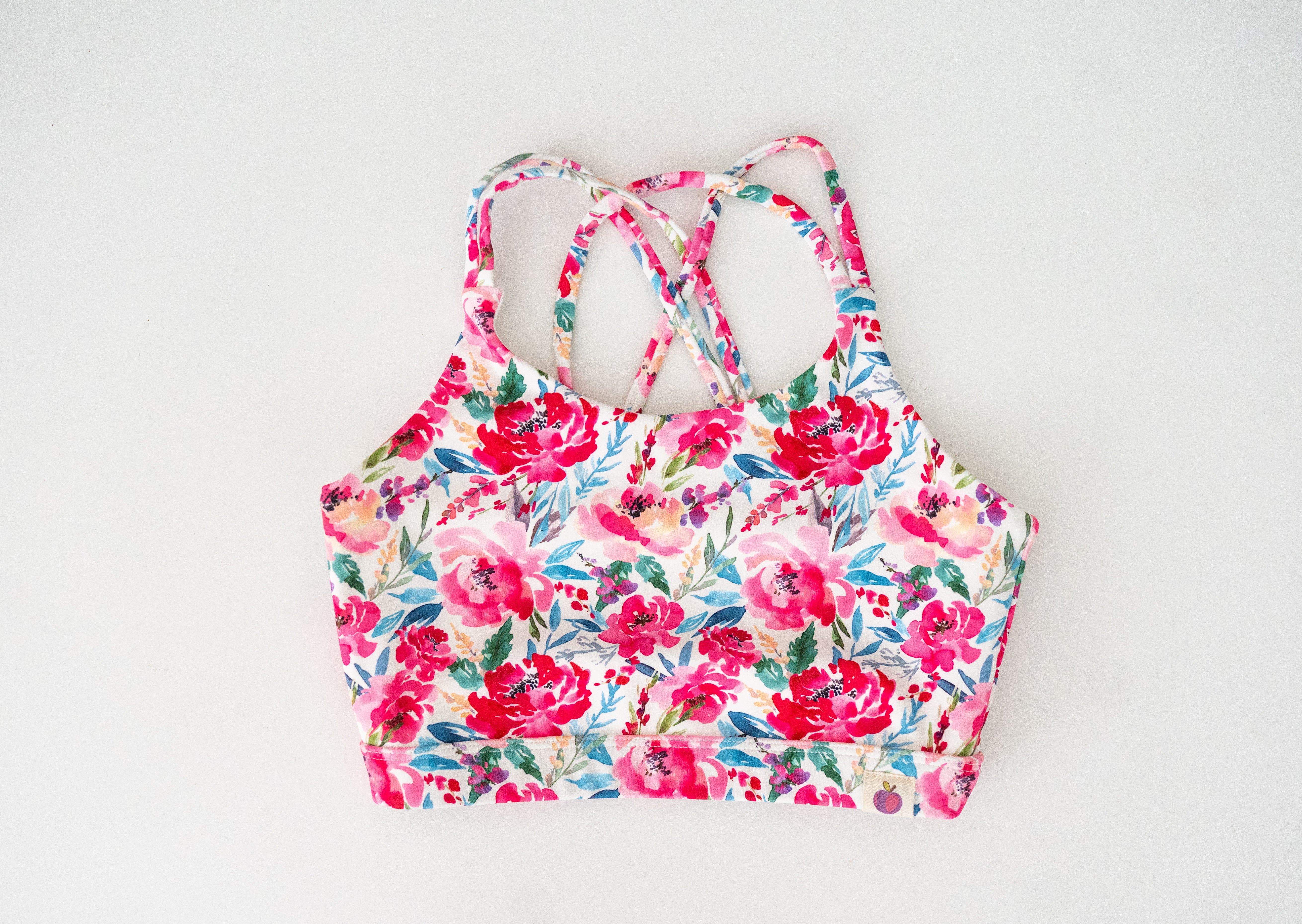 Active Crop Top - Sakura Blossom (Runs Small)