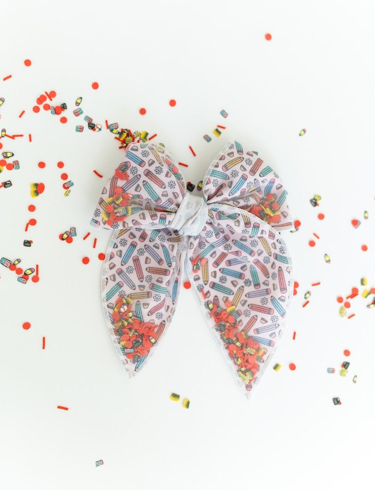 Mesh Shaker Bow - School Spirit