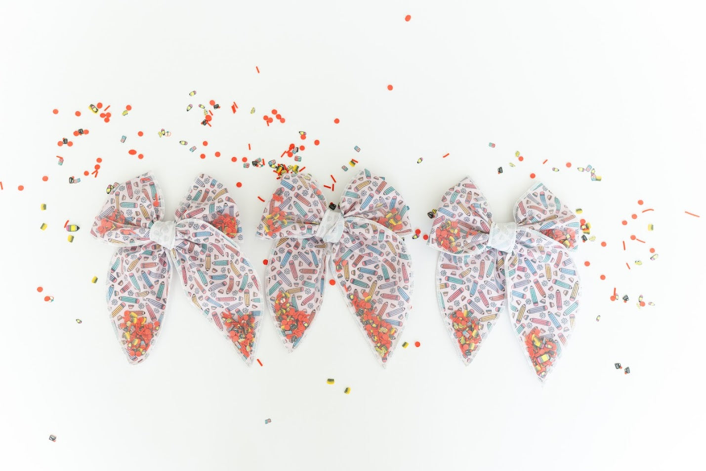 Mesh Shaker Bow - School Spirit