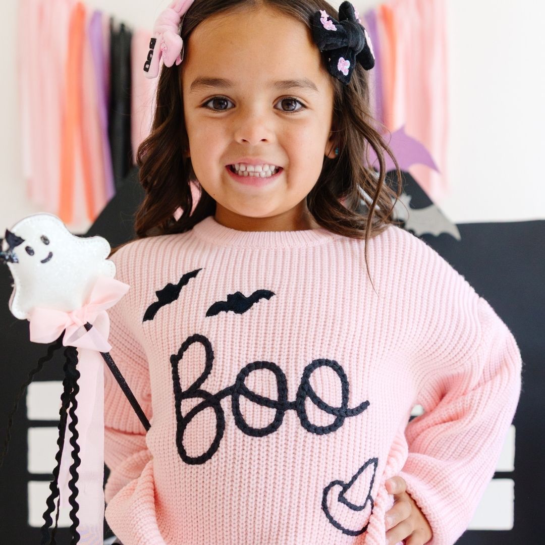 Sweet Wink Sweater - Boo Bat Knit