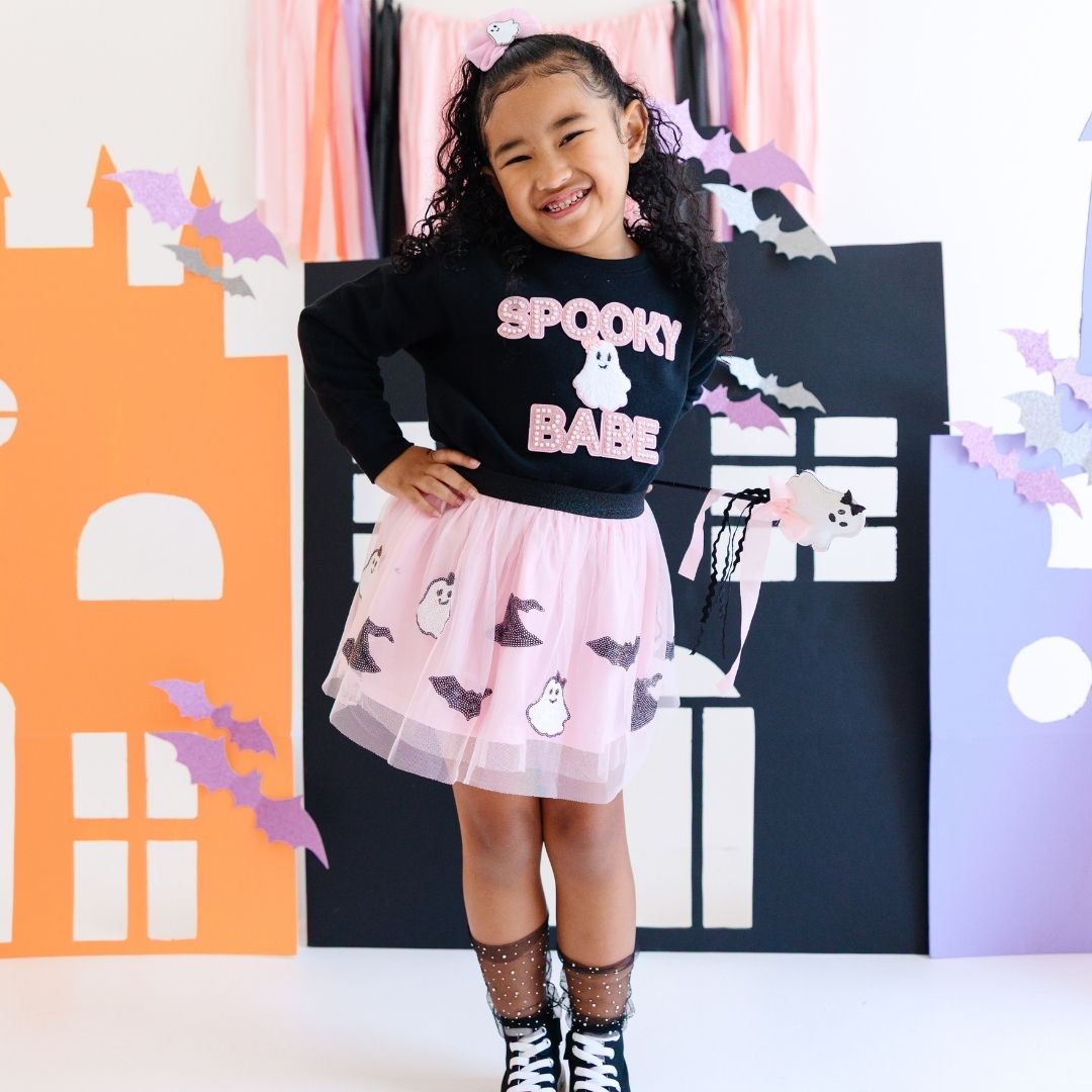 Sweet Wink Tutu - Sequin Spooky Babe