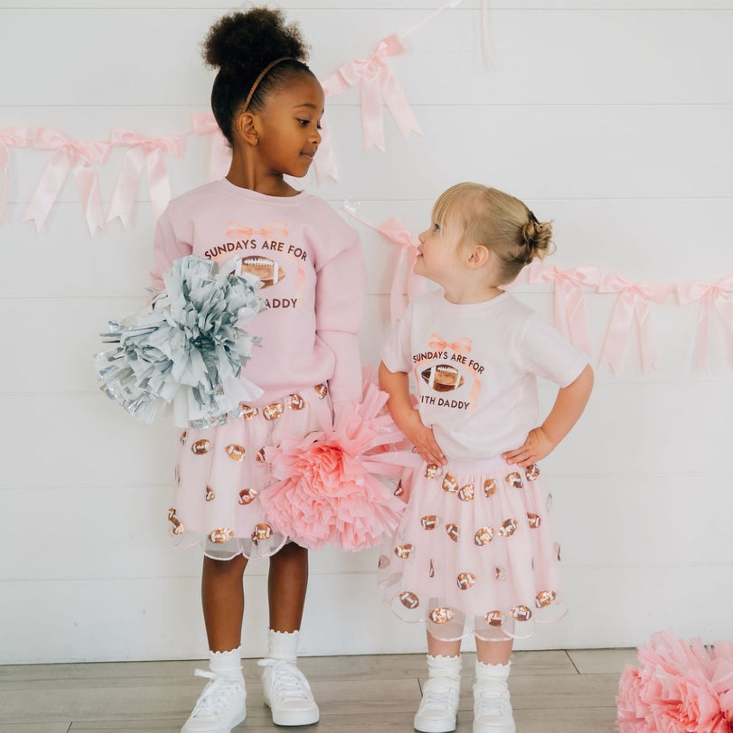 Sweet Wink Scalloped Tutu - Mini Footballs
