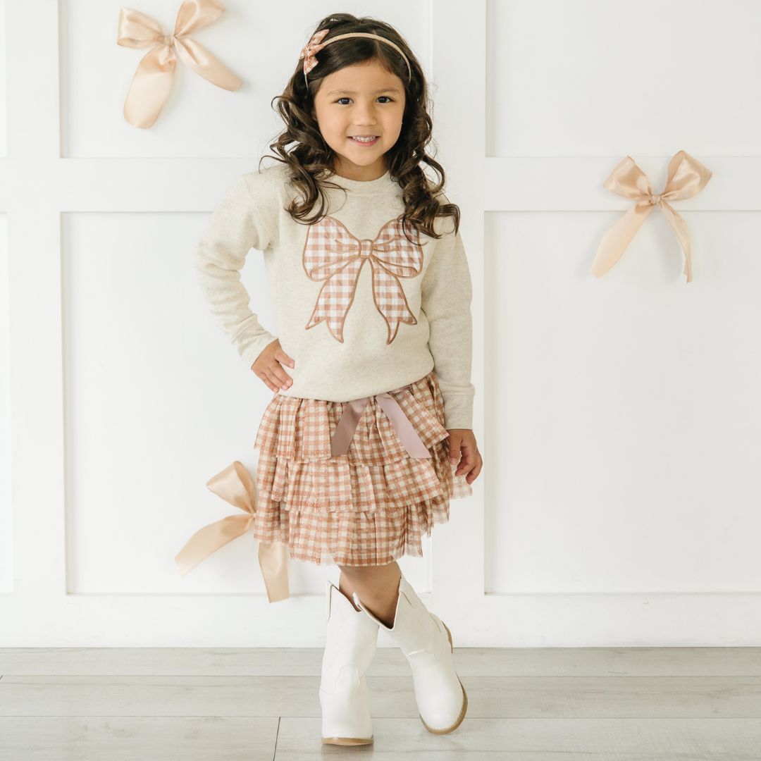 Sweet Wink Tutu - Gingham Tulle Tiered