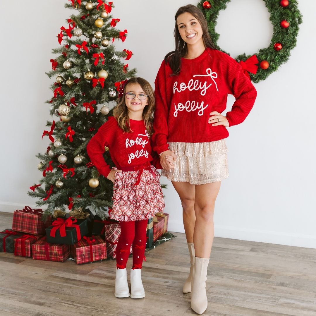 Sweet Wink Tutu - Christmas Plaid Bow