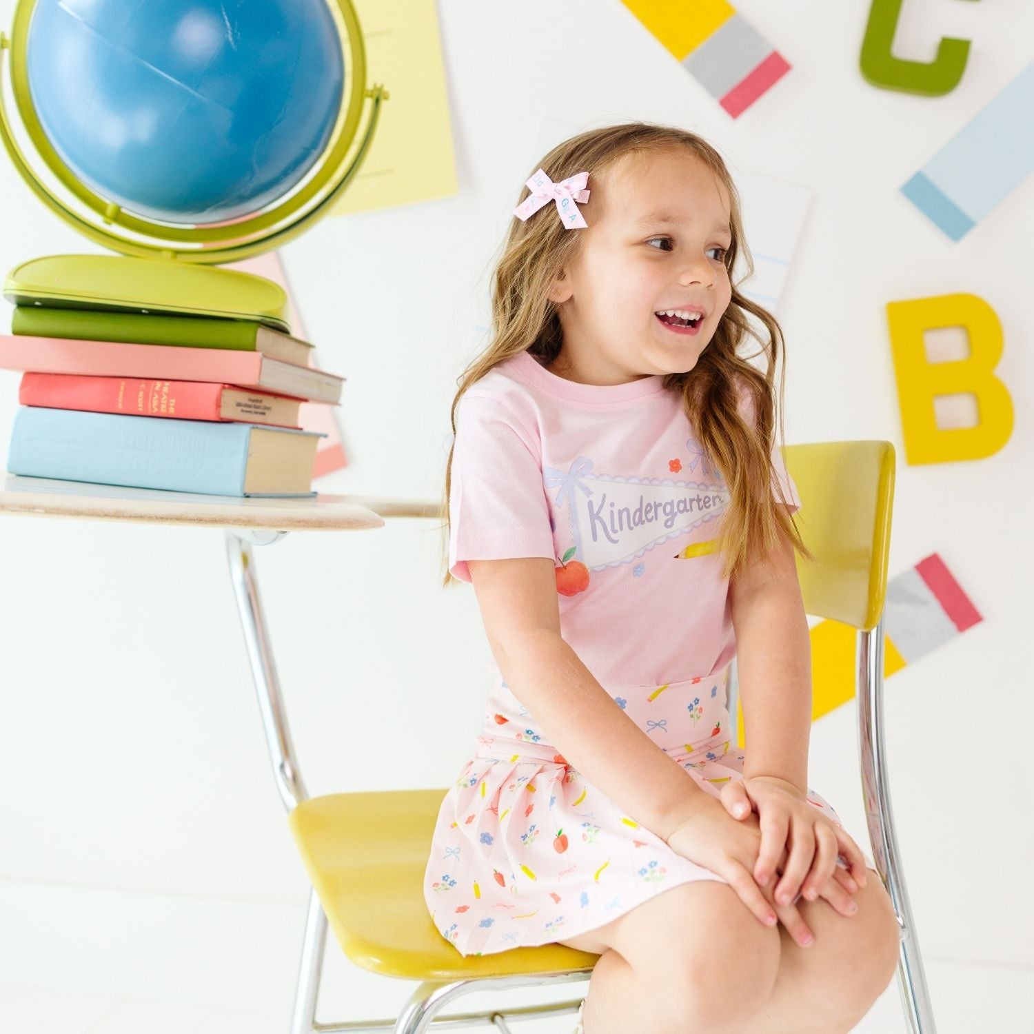 Sweet Wink Bow - Alphabet Bows Clip Set