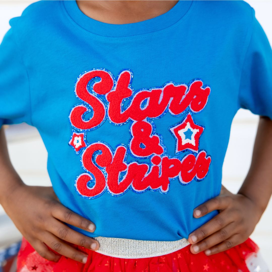 Sweet Wink Shirt - Stars and Stripes Patch