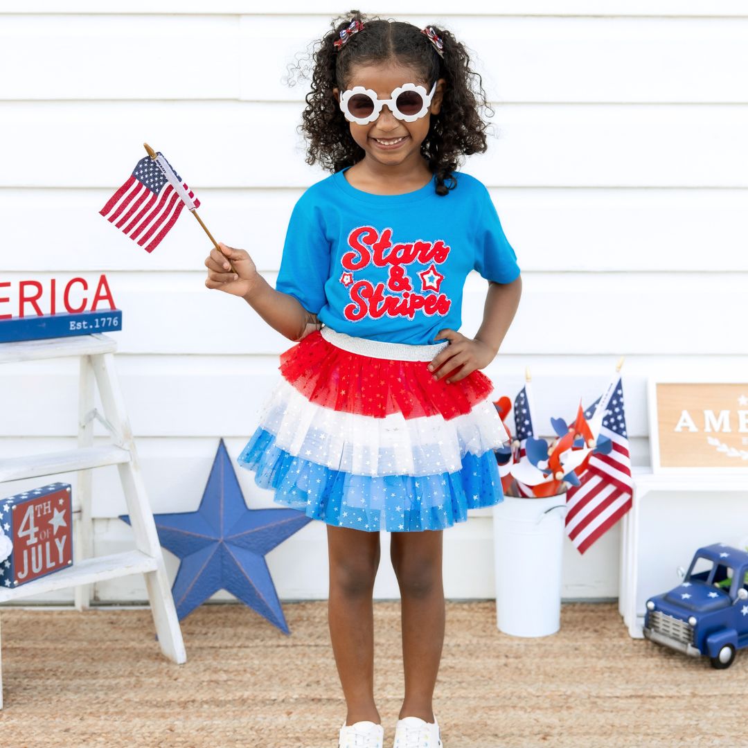 Sweet Wink Tutu - Patriotic Petal