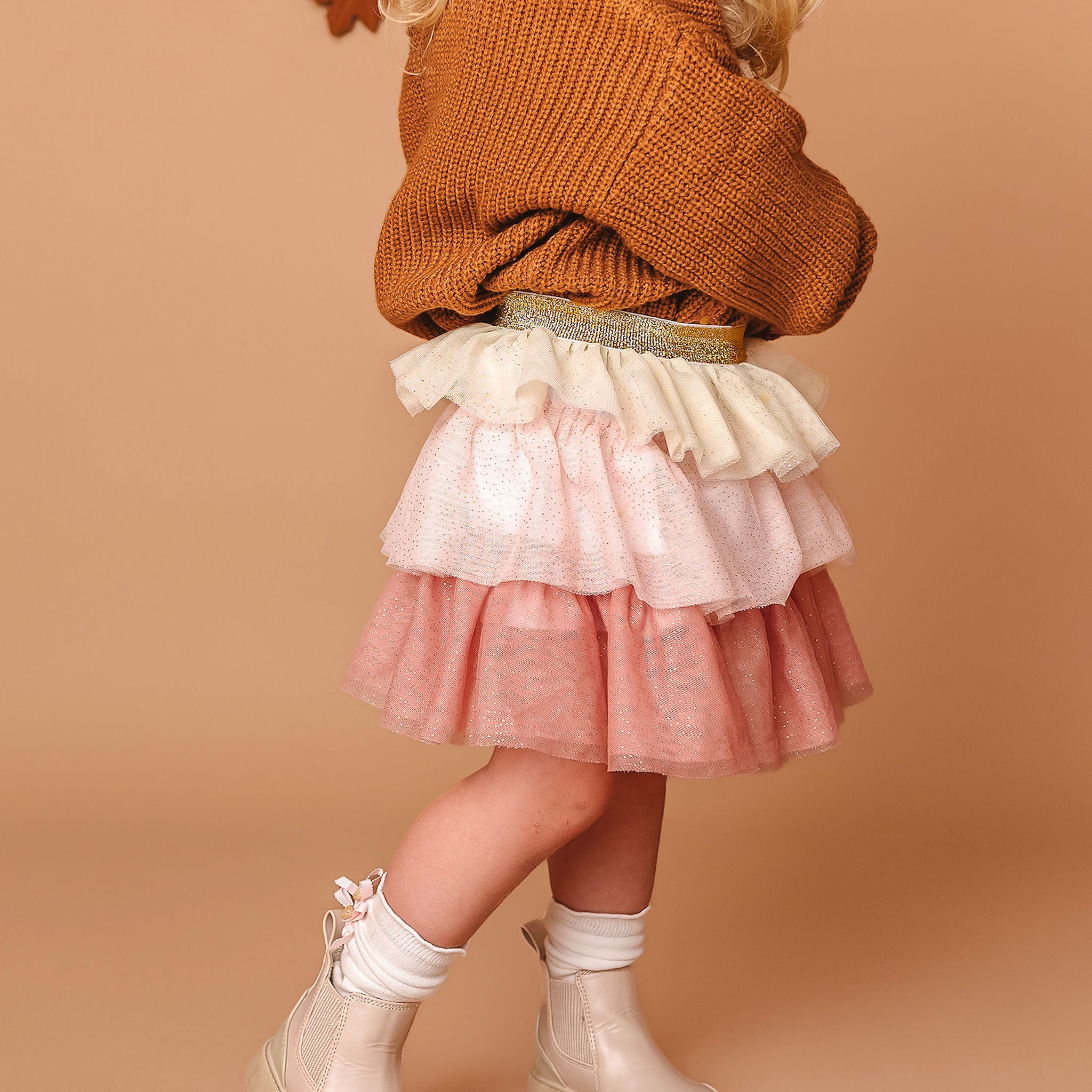 Sweet Wink Boho Blush Petal Tutu