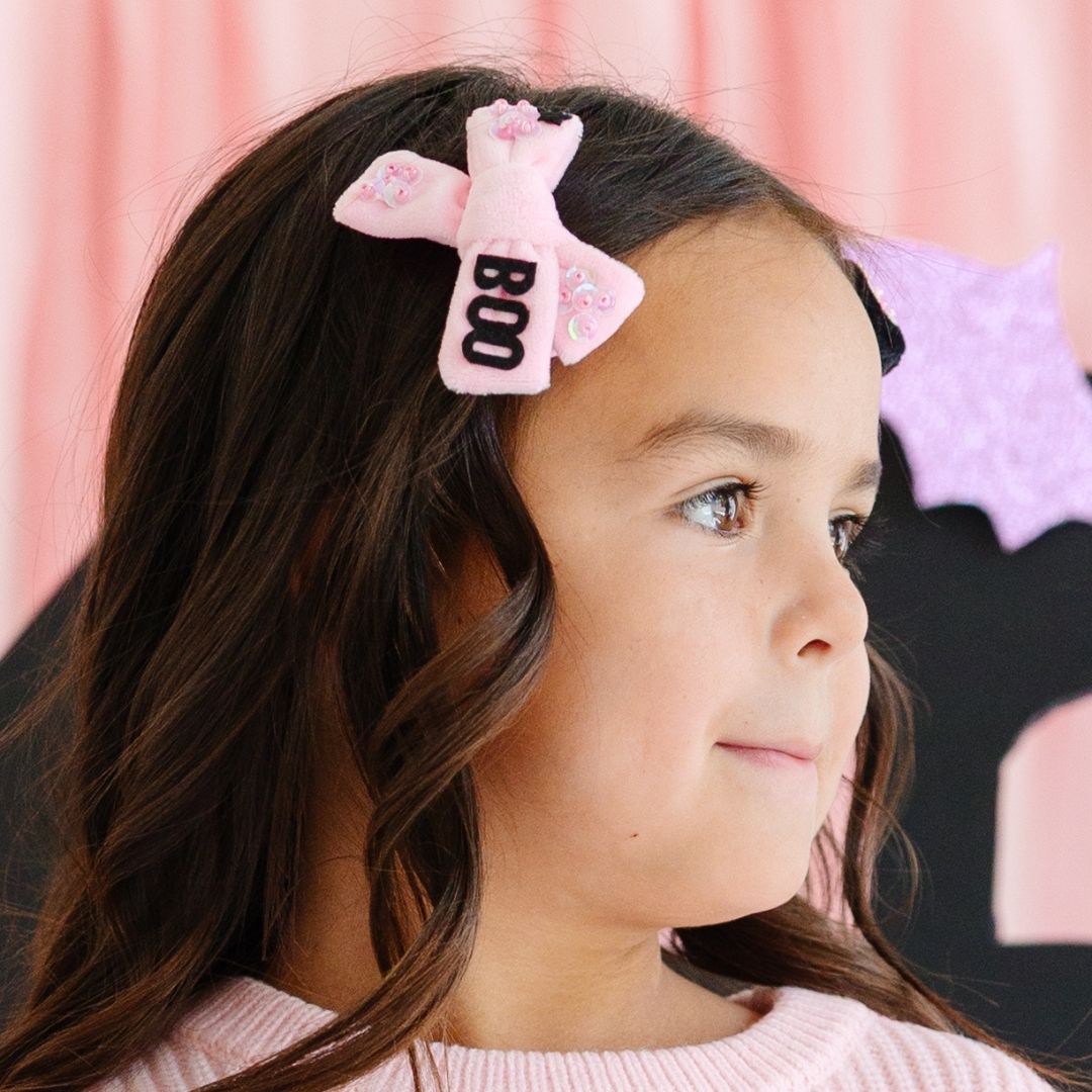 Sweet Wink Hair Clips - Boo Bows Halloween