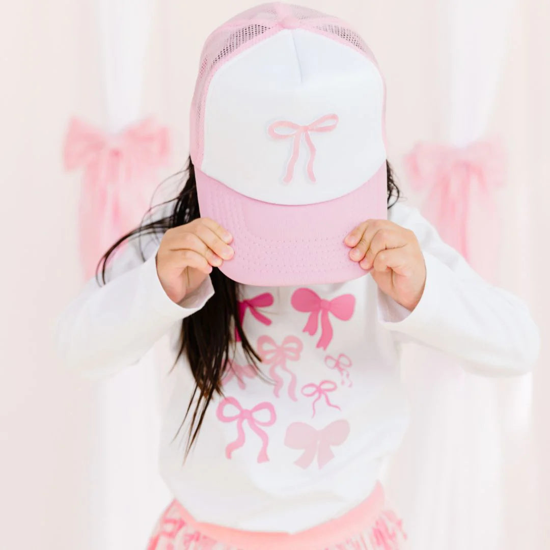 Sweet Wink Hat - Coquette Bow Patch