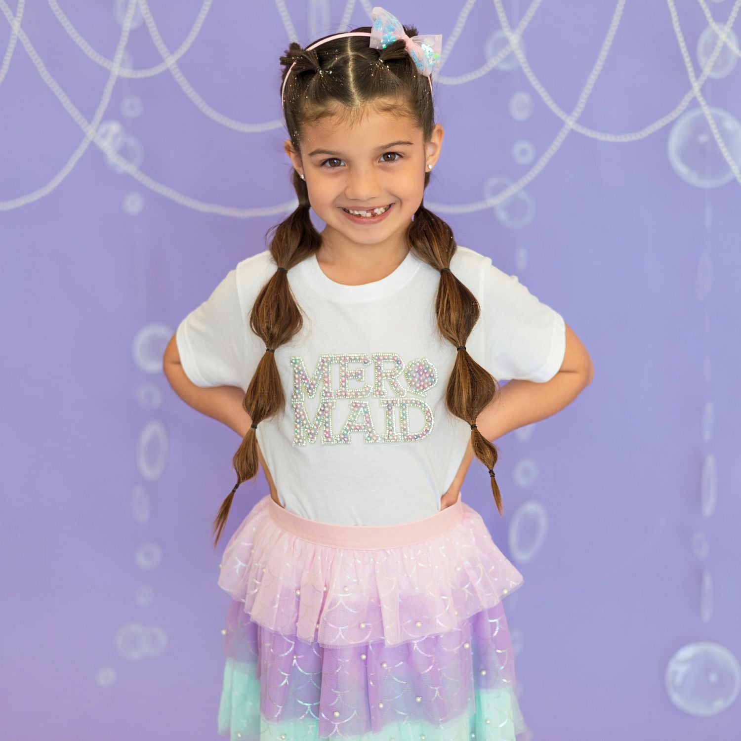 Sweet Wink Shirt - Mermaid Pearl