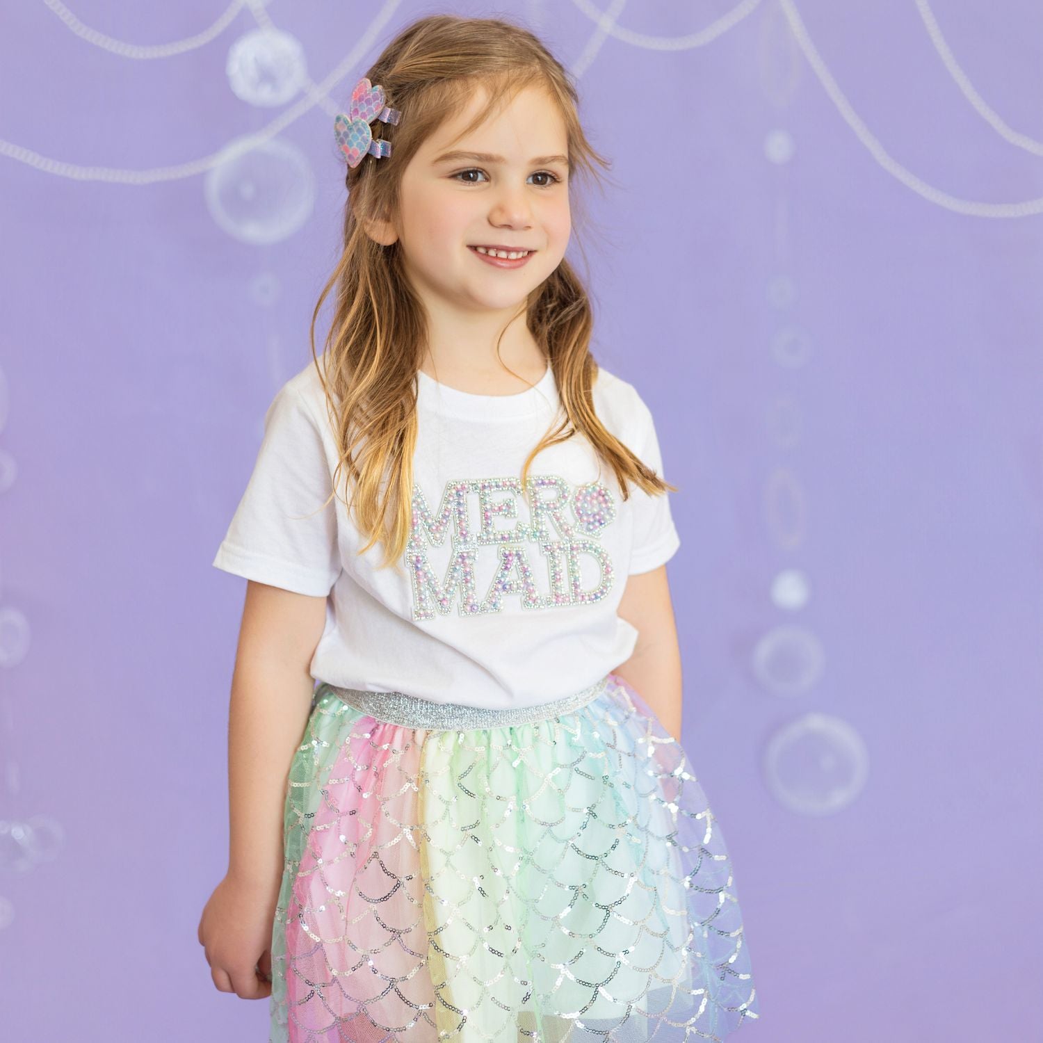 Sweet Wink Shirt - Mermaid Pearl