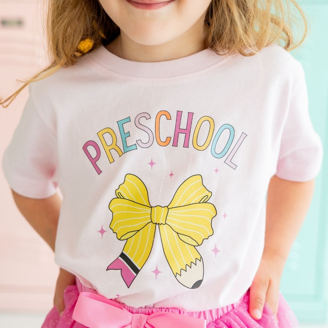 Sweet Wink Shirt - Preschool Pencil Bow