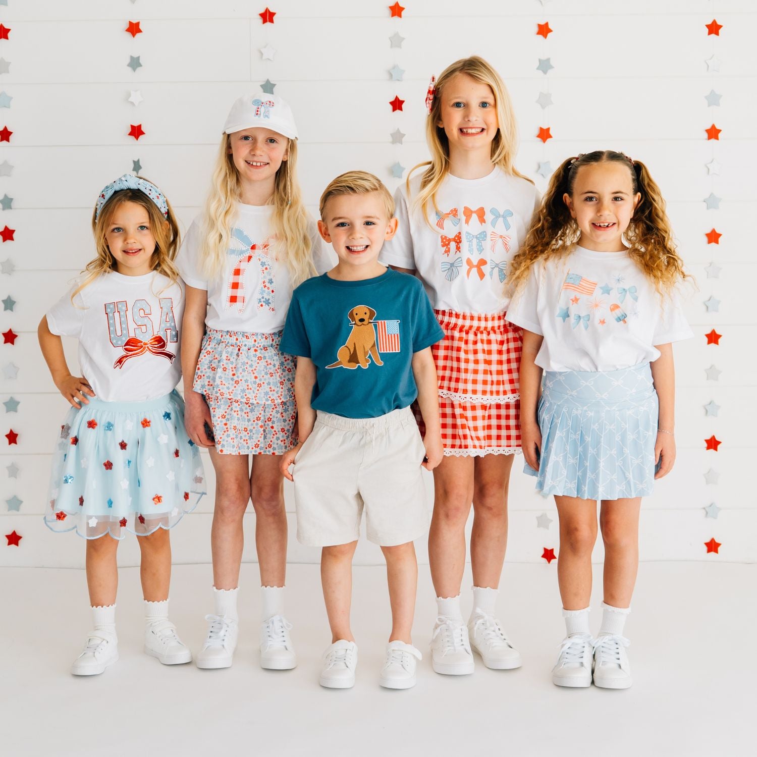 Sweet Wink Shirt - Patriotic Pup