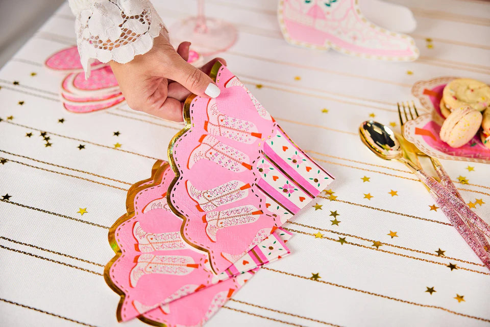 Boot Scoot Blooms Napkins - 20 PK