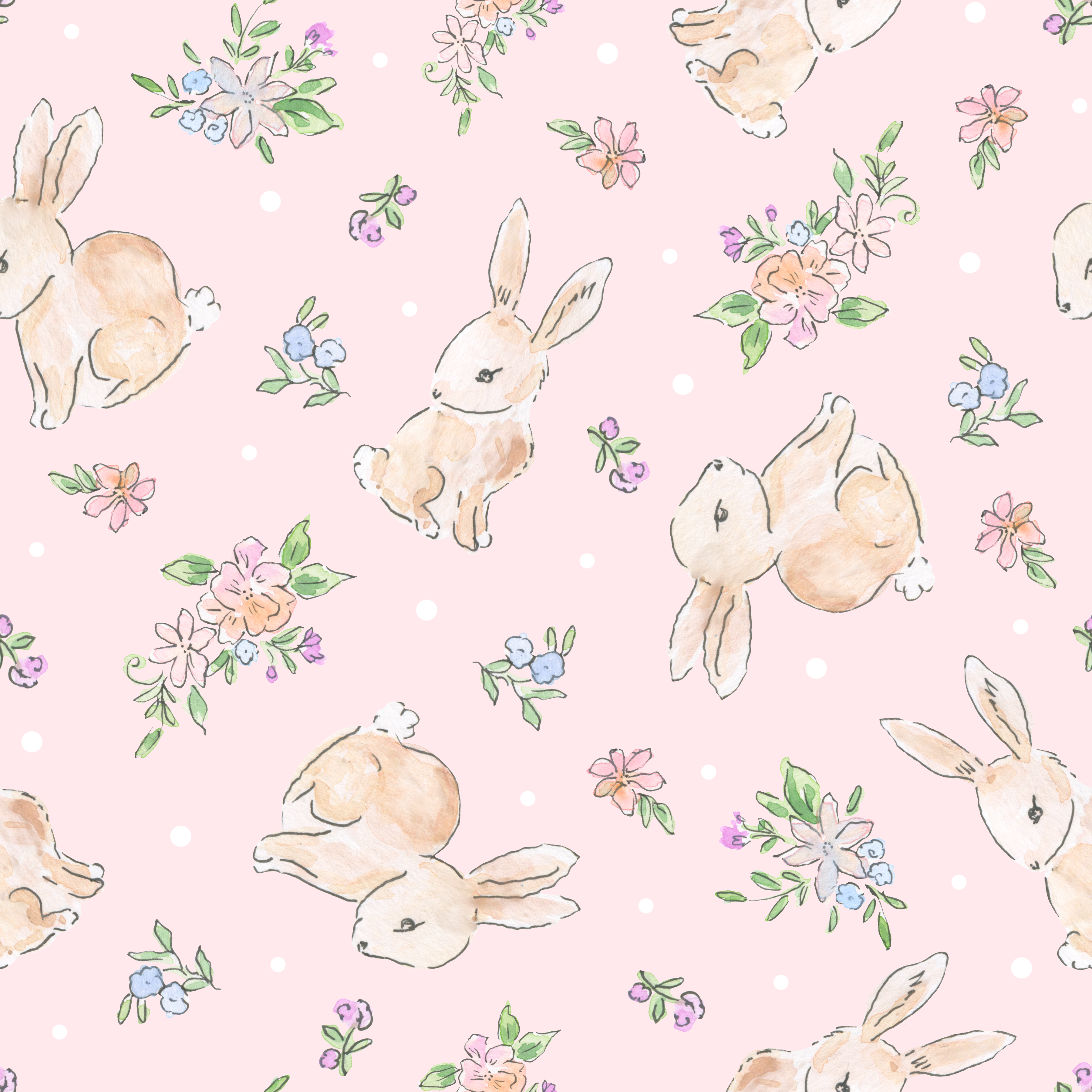 Eyelet Romper - Bunny Bliss