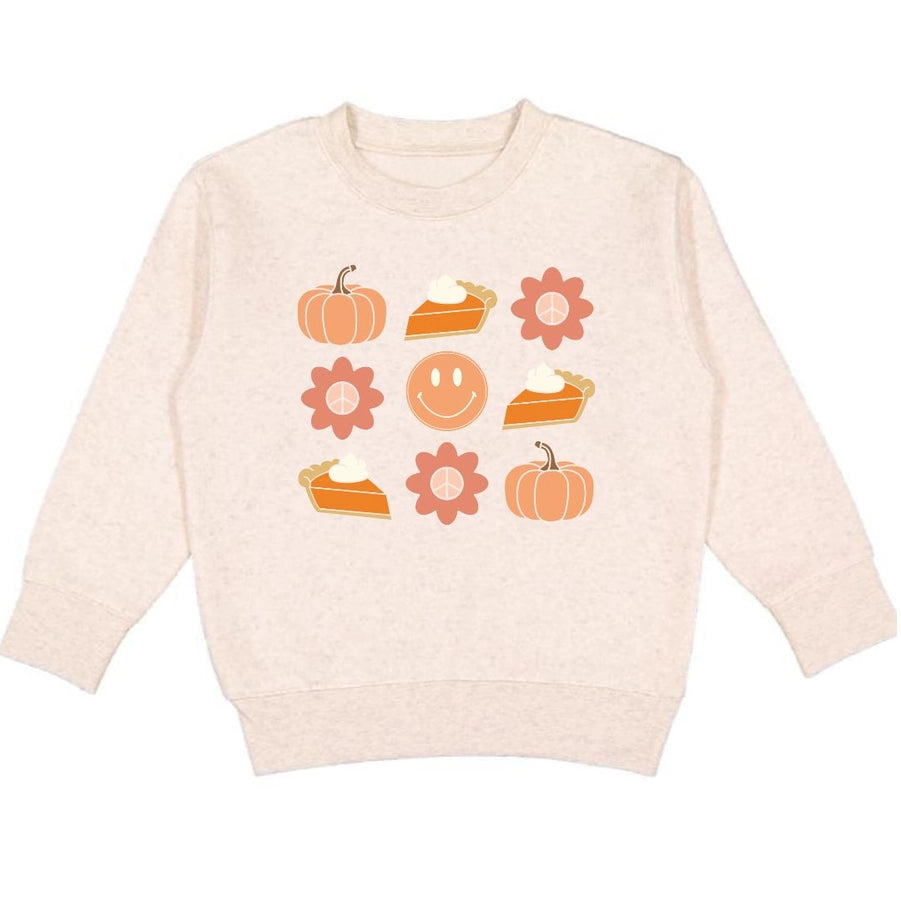 Sweet Wink Sweatshirt - Pumpkin Pie Smiley (Final Sale)