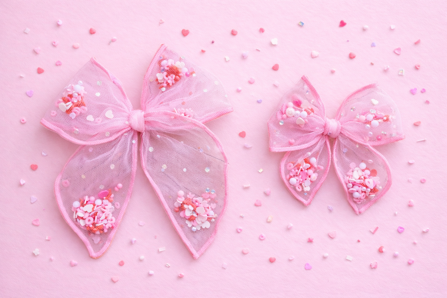 Mesh Shaker Bow - Love You Lots