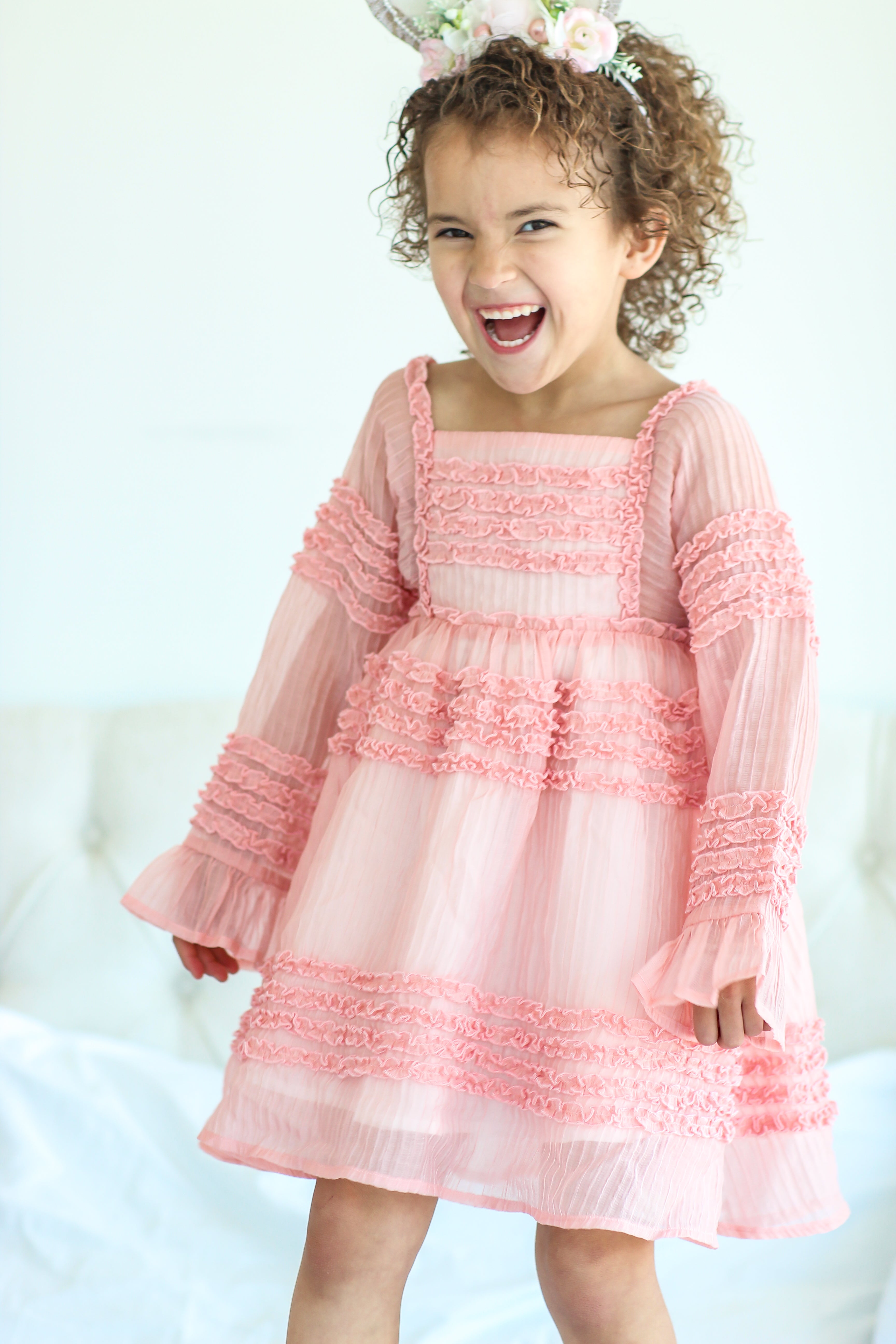 Penelope Dress - Belle Blush