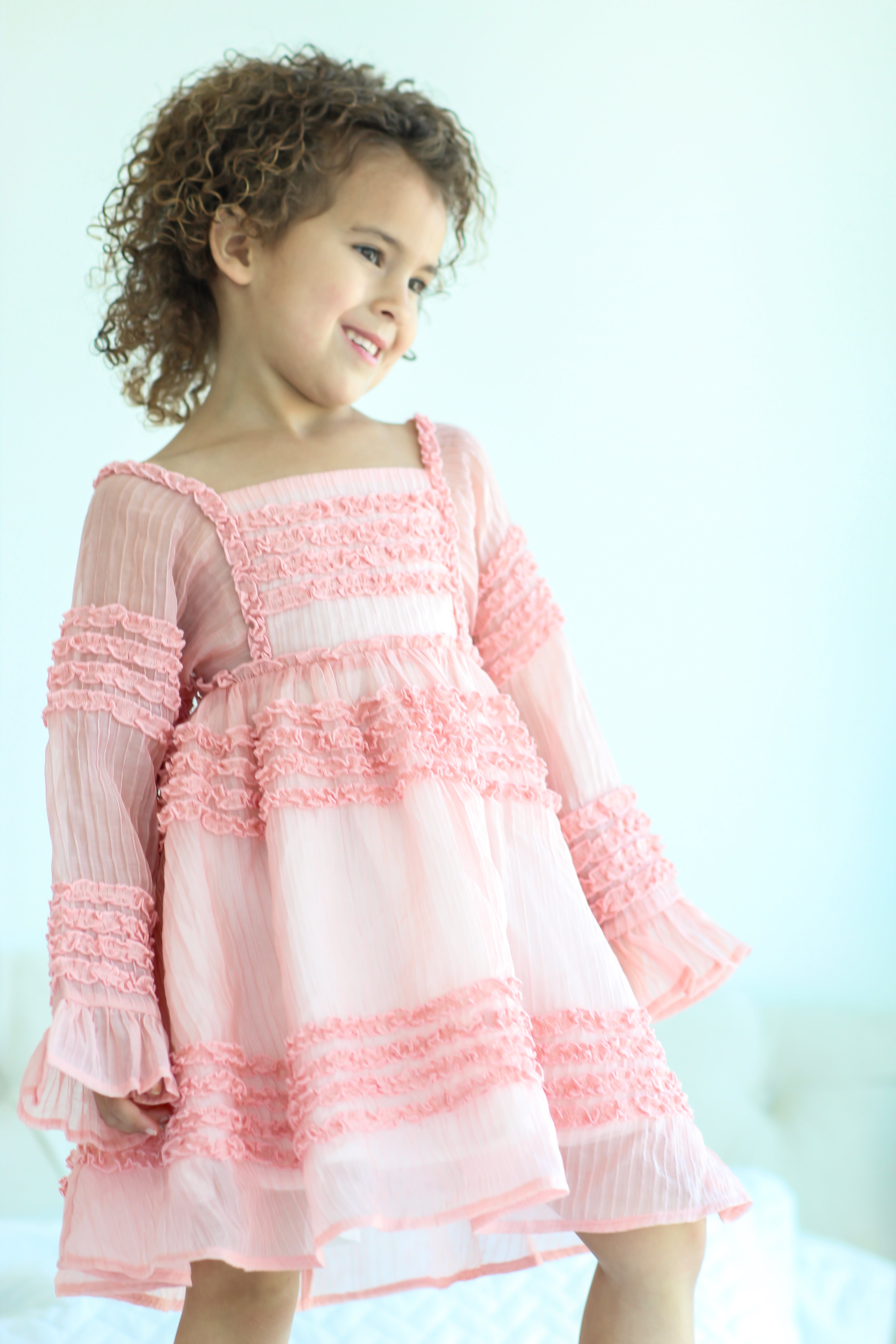 Penelope Dress - Belle Blush