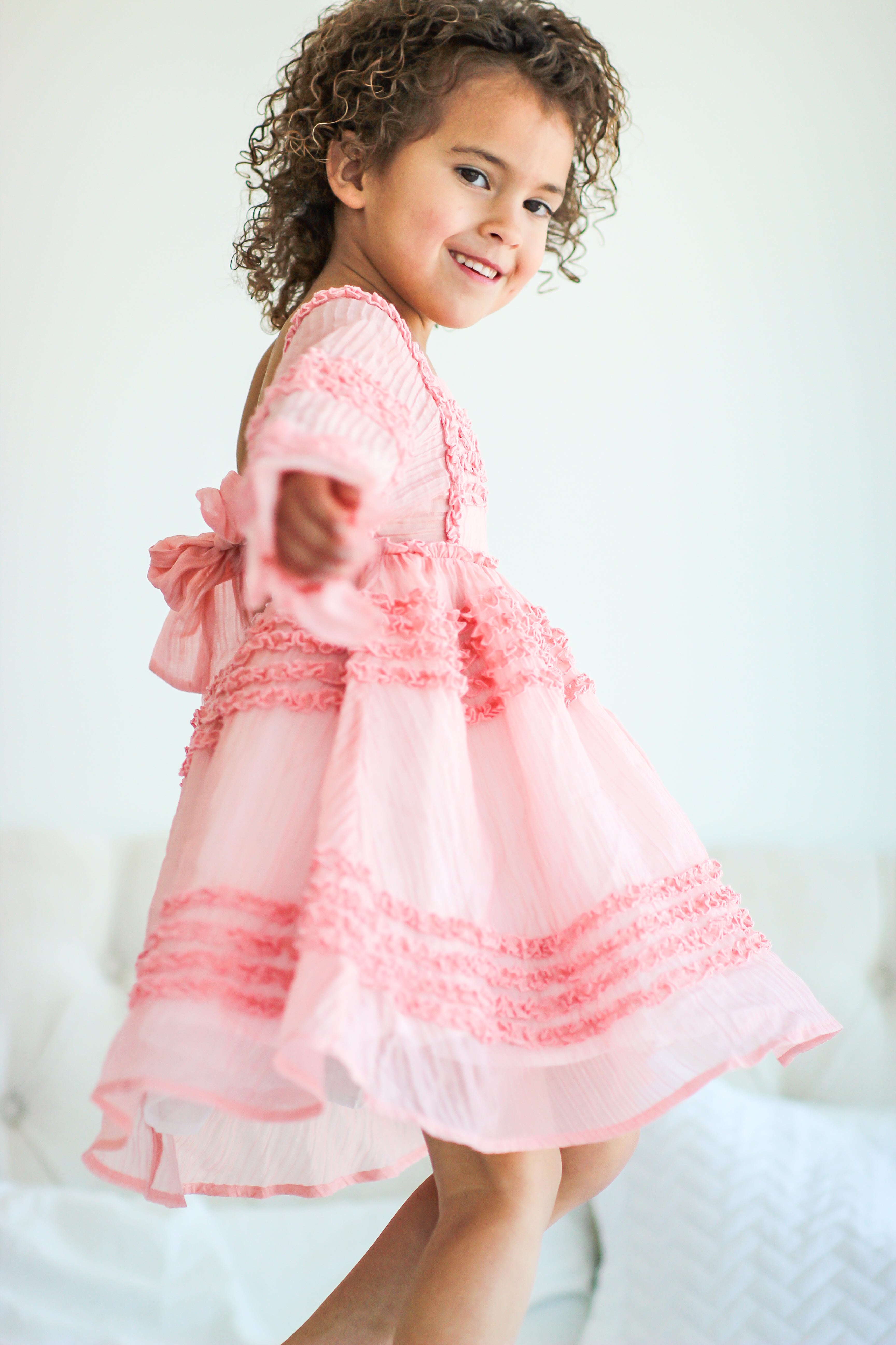 Penelope Dress - Belle Blush