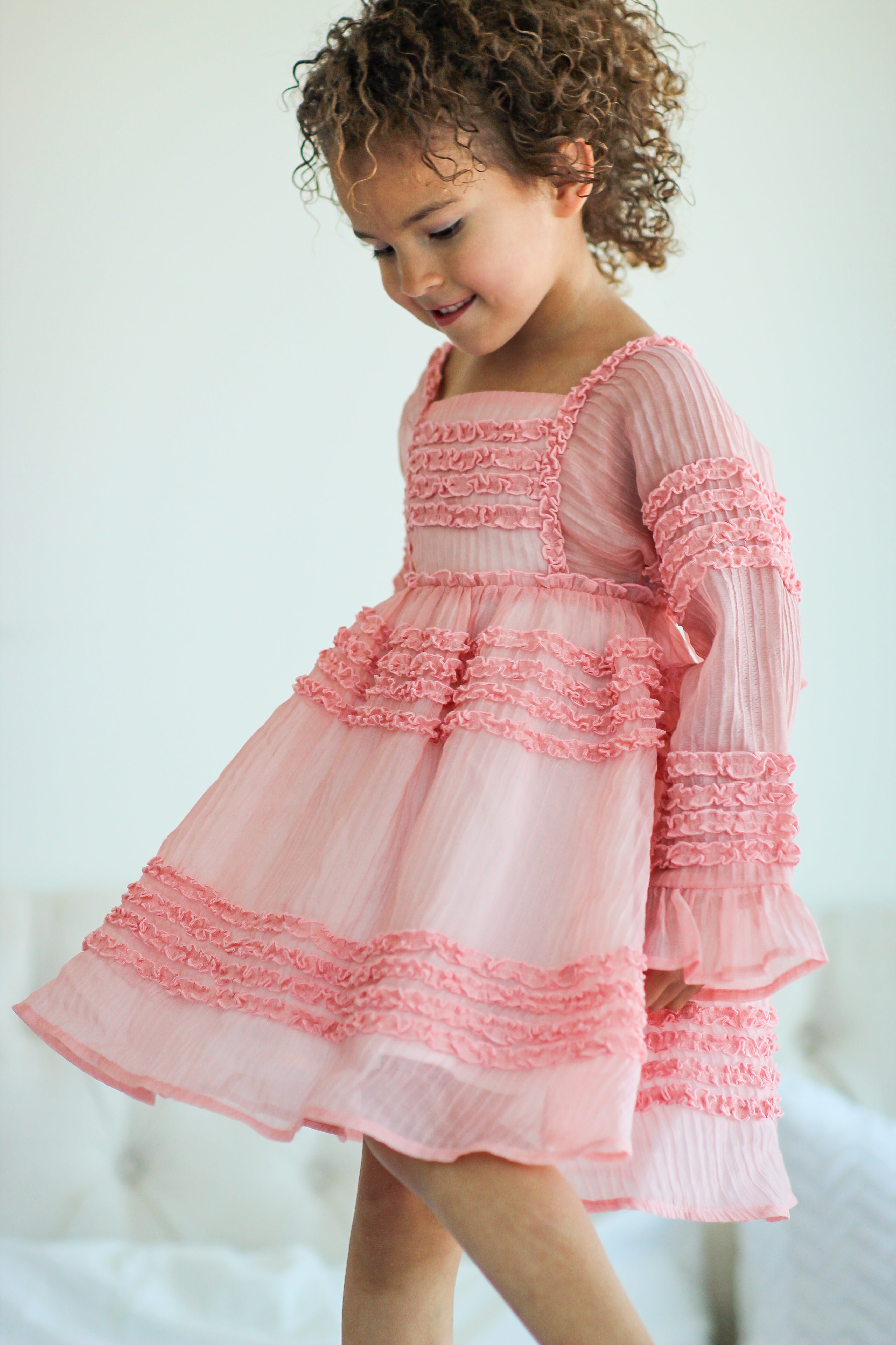 Penelope Dress - Belle Blush
