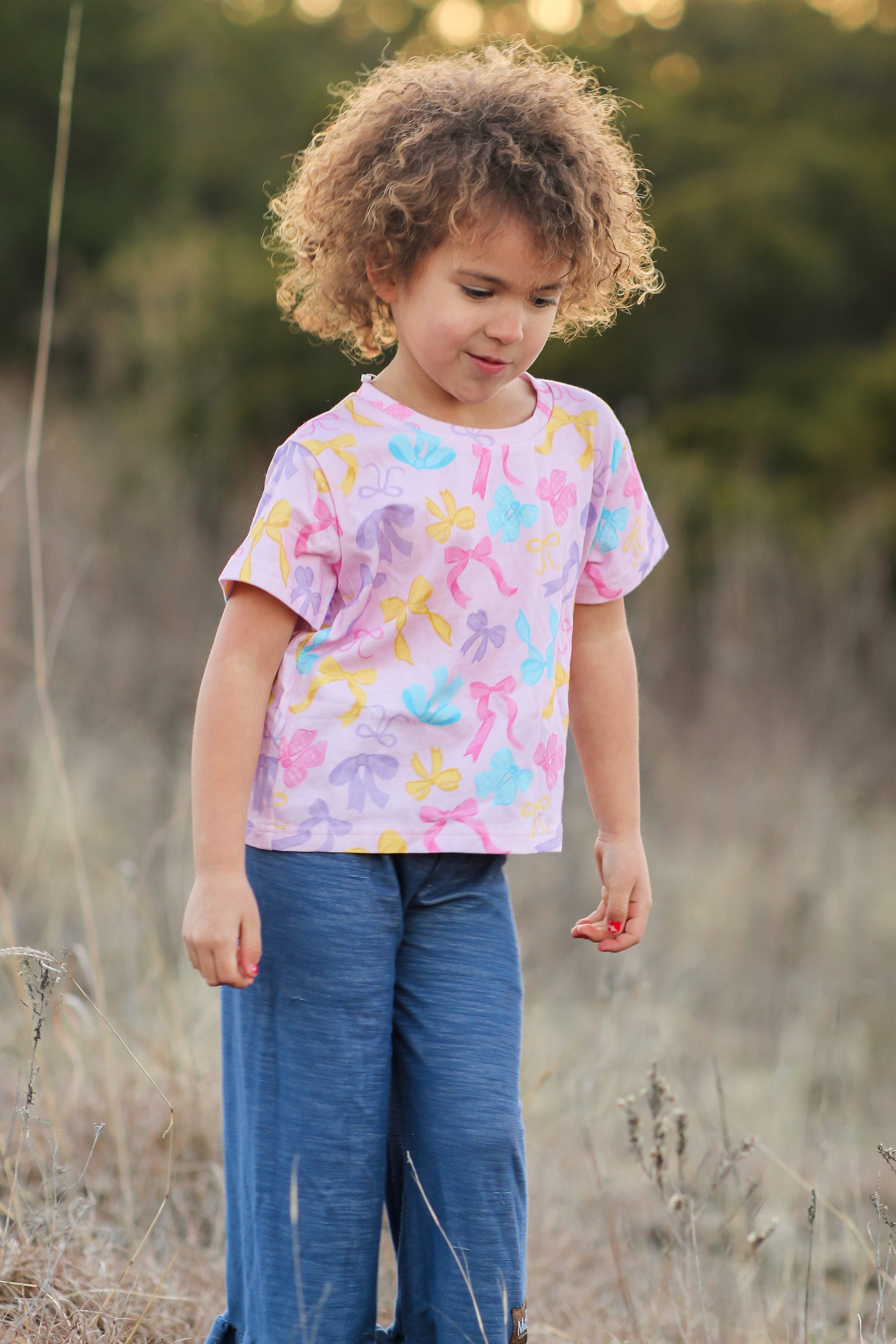 Graphic Tee - Bow Bliss (Pink) (Pre-Order)